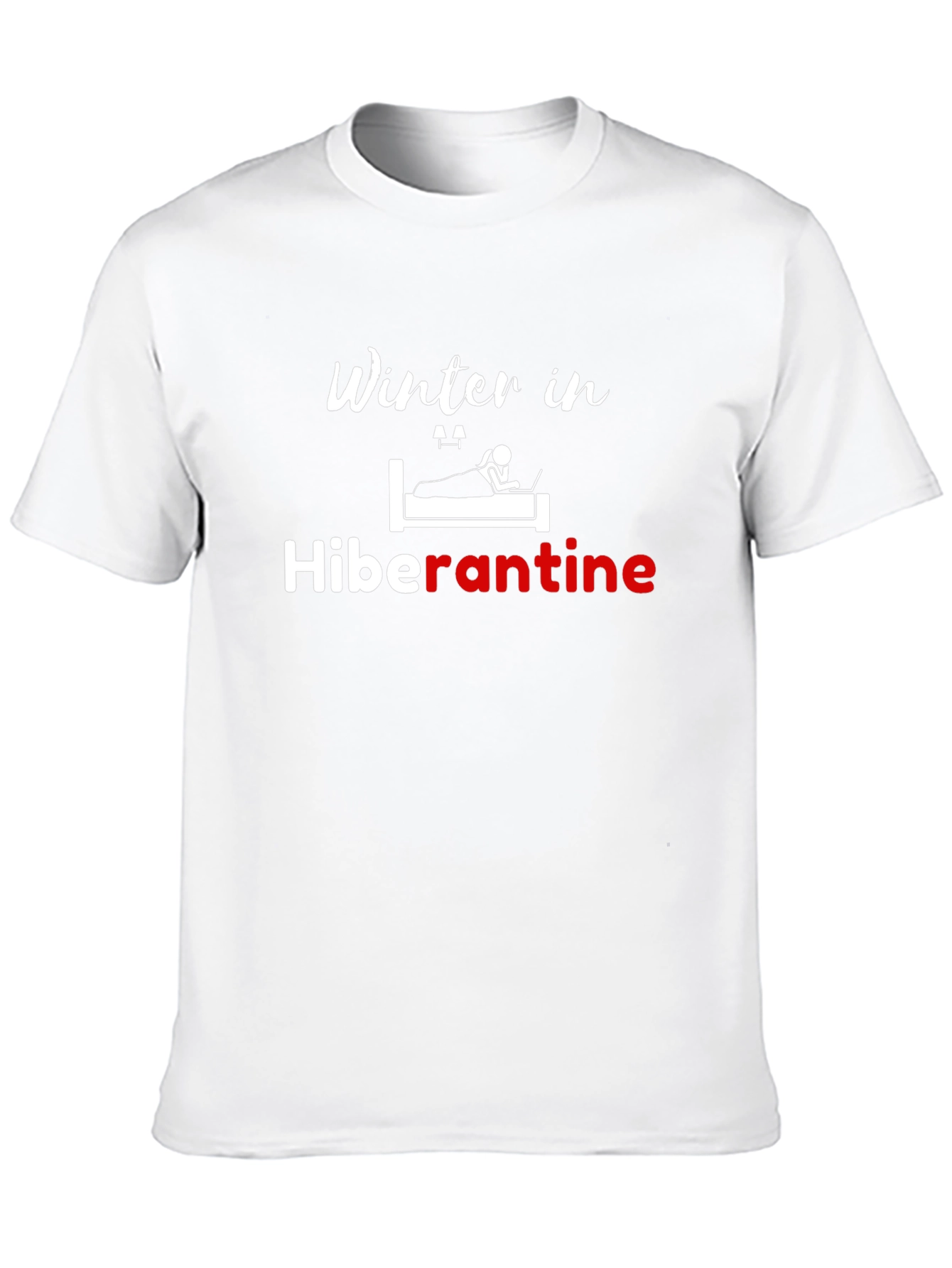 Black Winter Hiberantine Graphic T-Shirt view 10