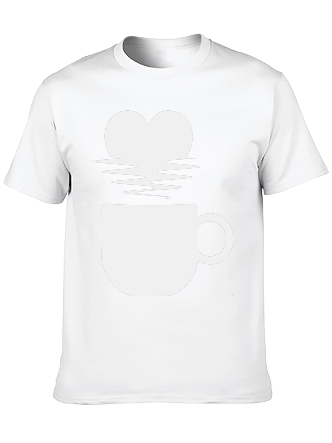 Black Heart Coffee Mug Graphic Tee view 10