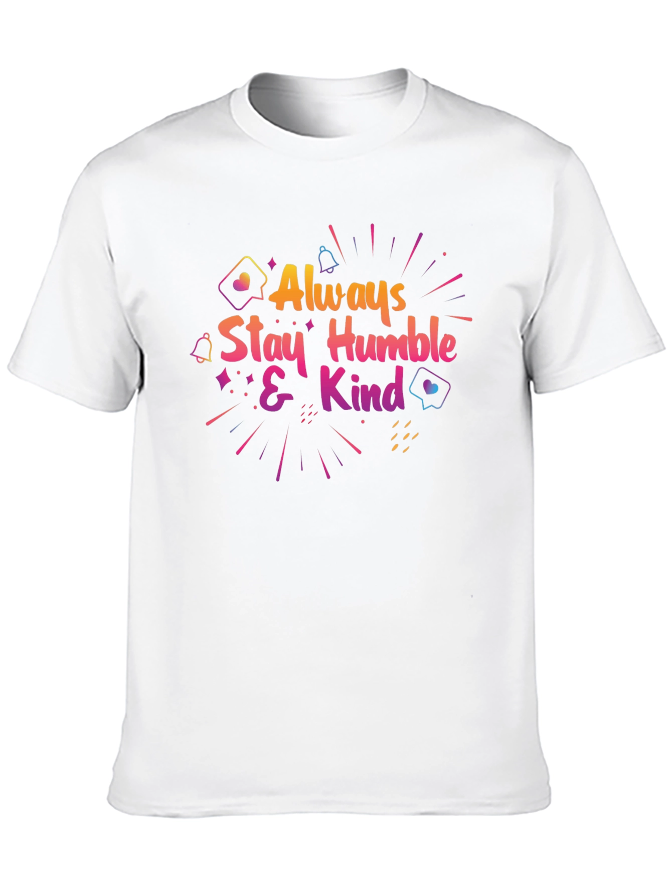 Black Always Stay Humble & Kind Graphic Tee view 10
