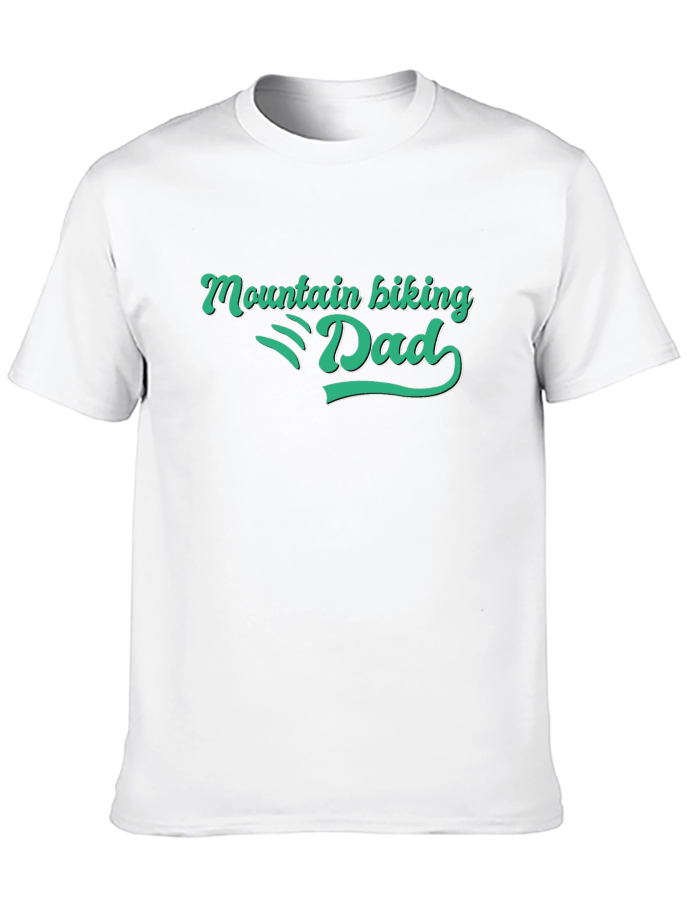 Black Mountain Biking Dad Tee - Black view 10
