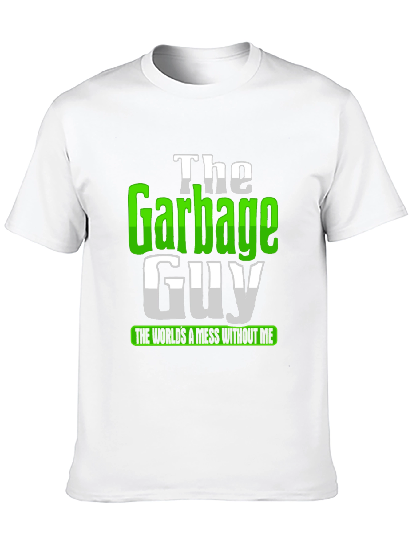 Black The Garbage Guy T-Shirt - Funny Sanitation Worker Tee view 10