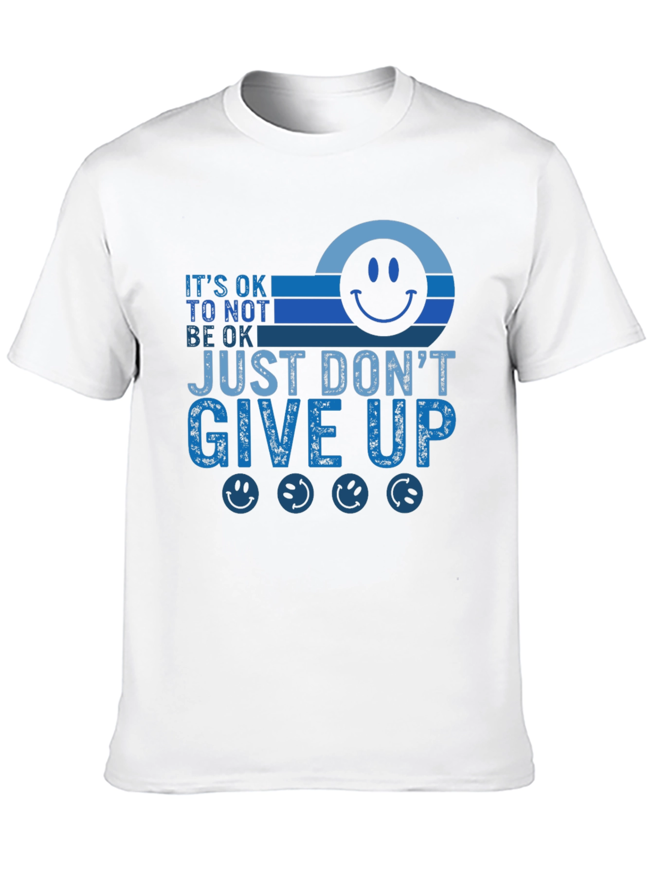 Black It's OK To Not Be OK Graphic Tee view 10