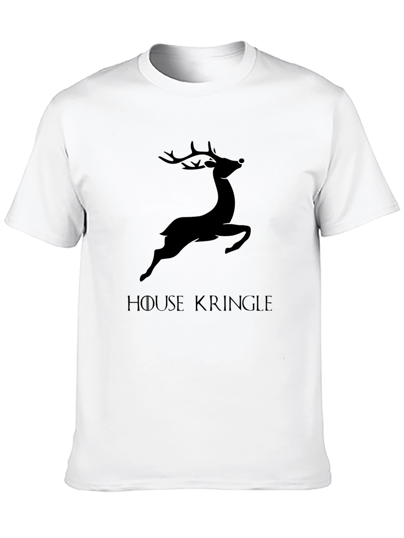 Black House Kringle Men's Graphic T-Shirt - Black view 10