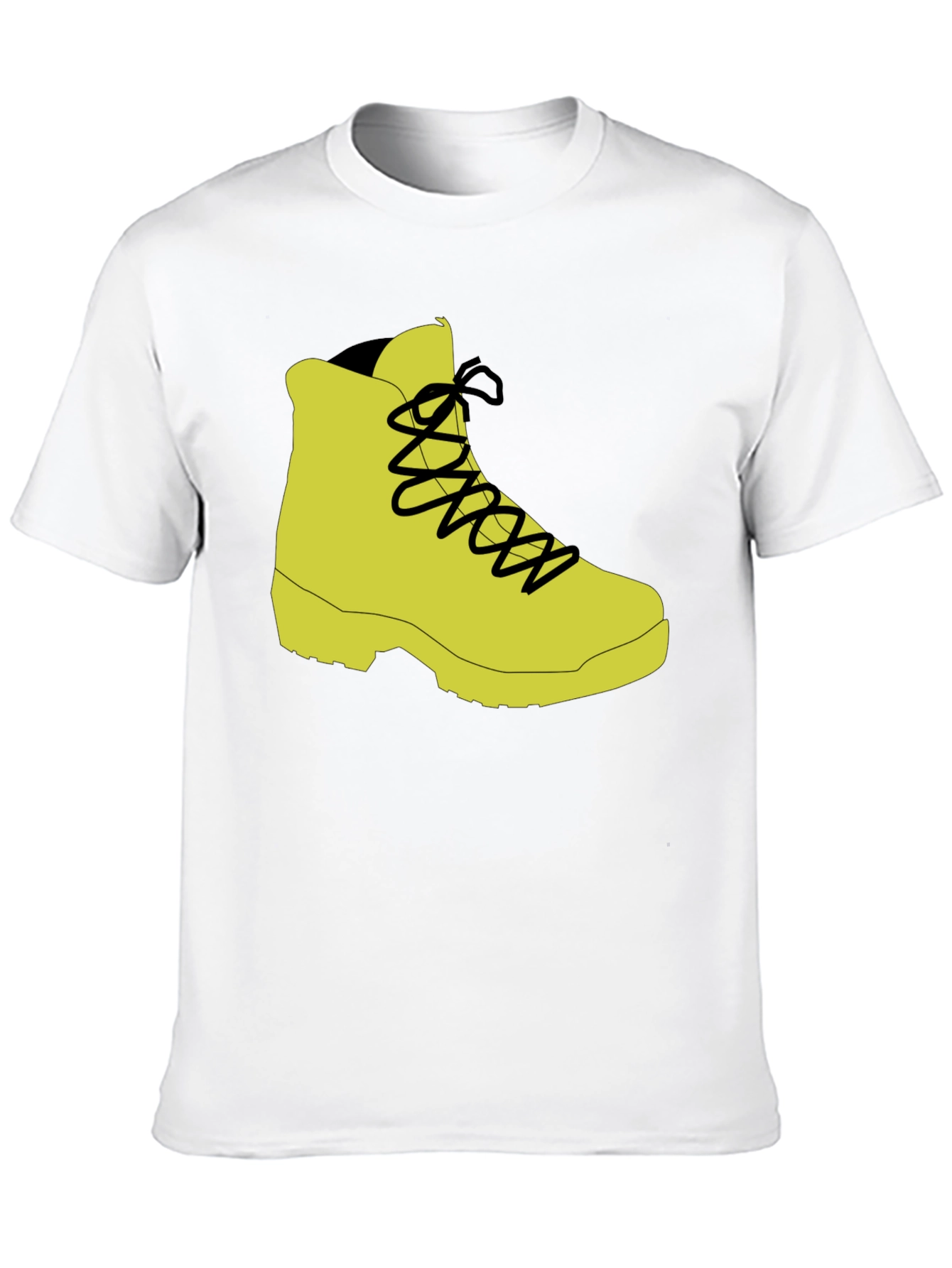 Black Hiking Boot Graphic Tee - Black view 10