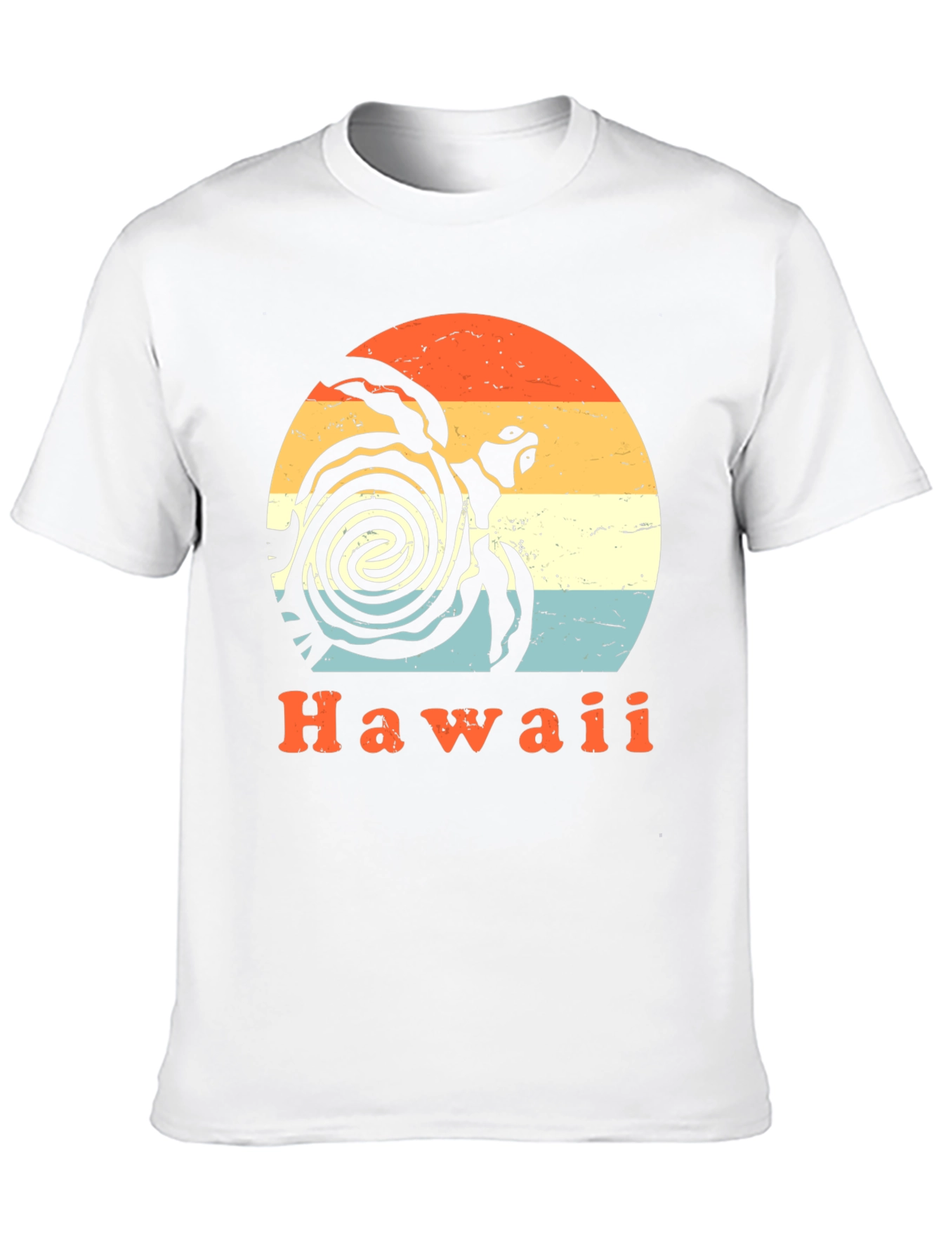 Black Retro Hawaii Turtle T-Shirt - Vintage Style view 10