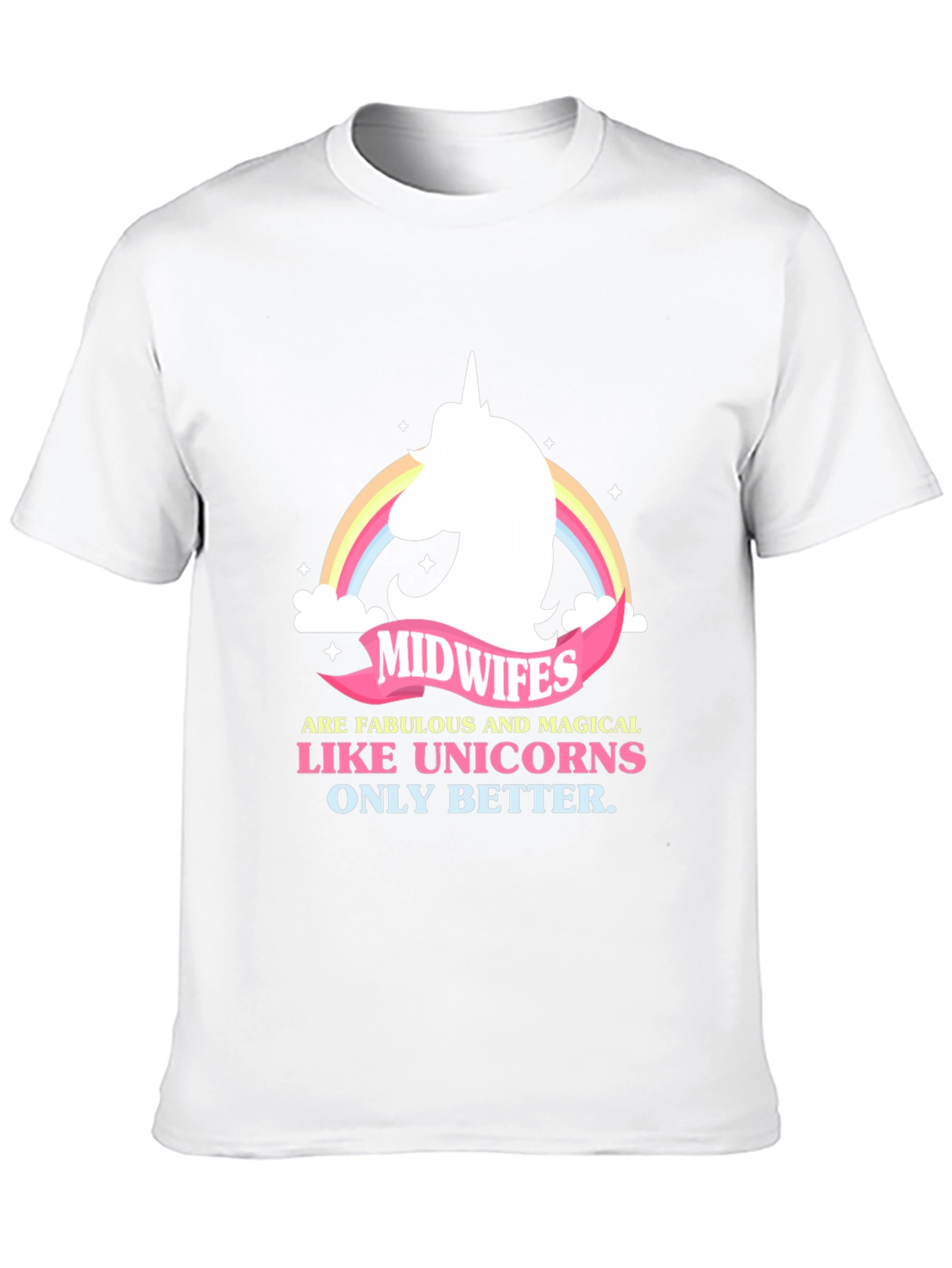 Black Magical Midwives Unicorn T-Shirt view 10