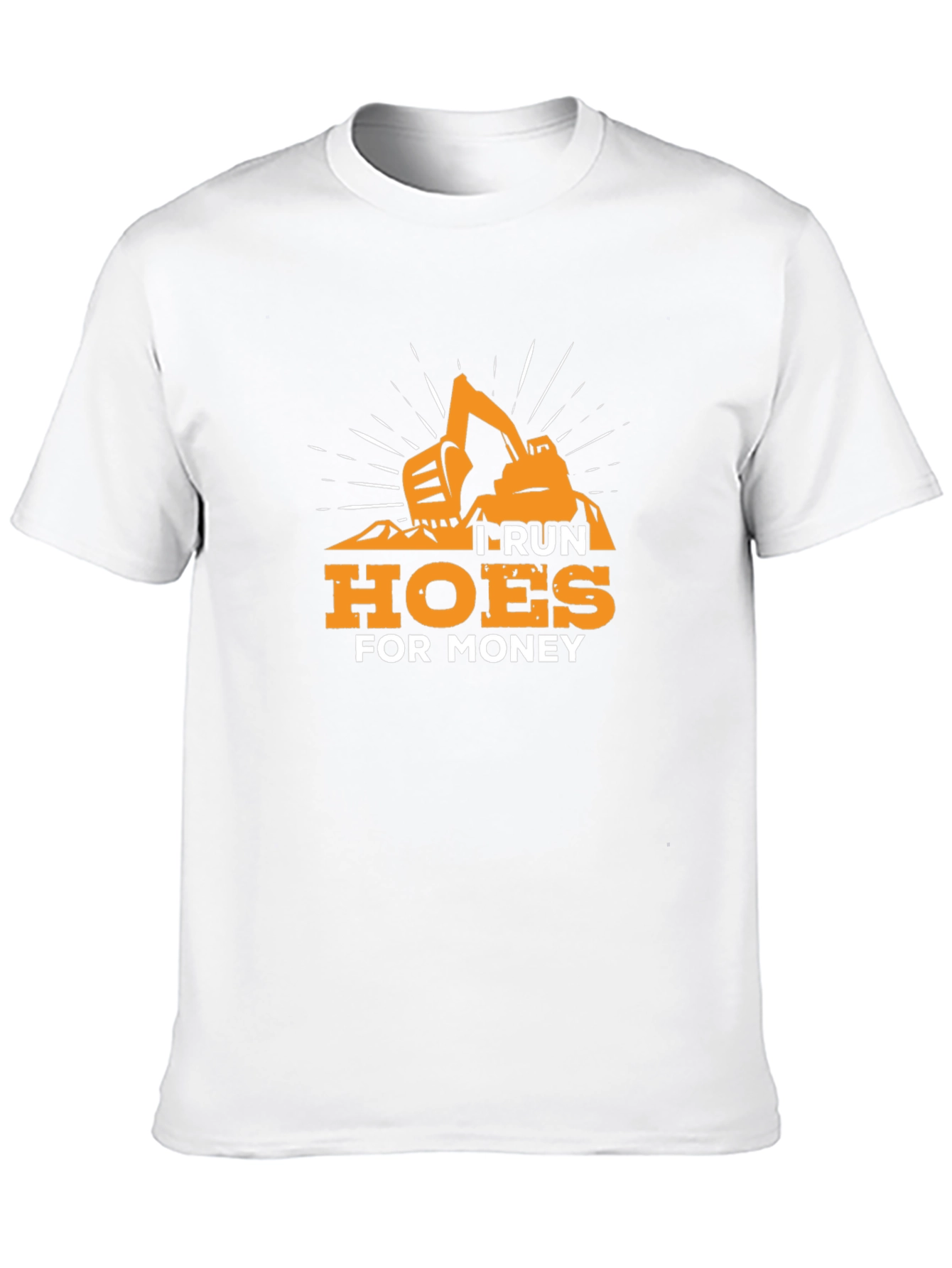 Black I Run Hoes for Money T-Shirt view 10