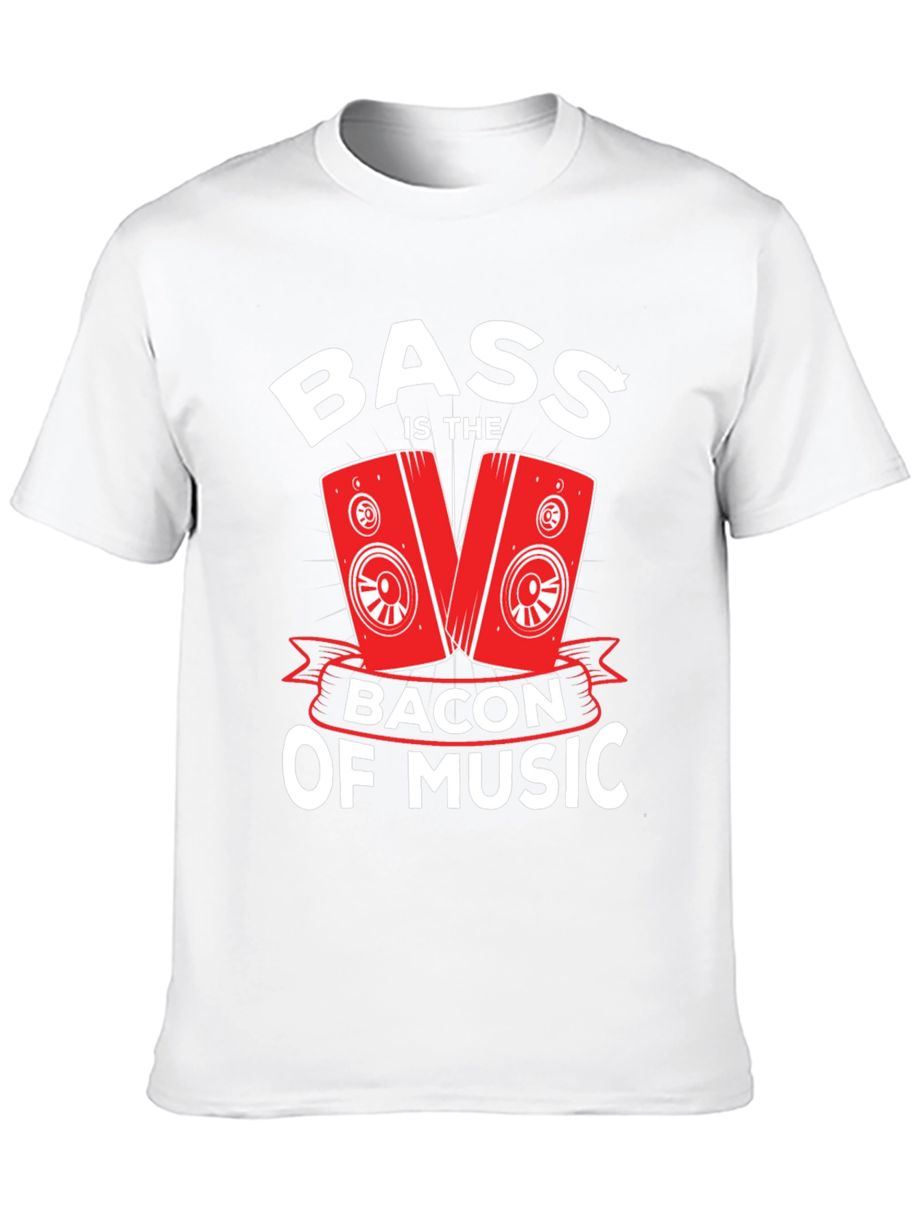 Black Bass Is The Bacon Of Music T-Shirt view 10