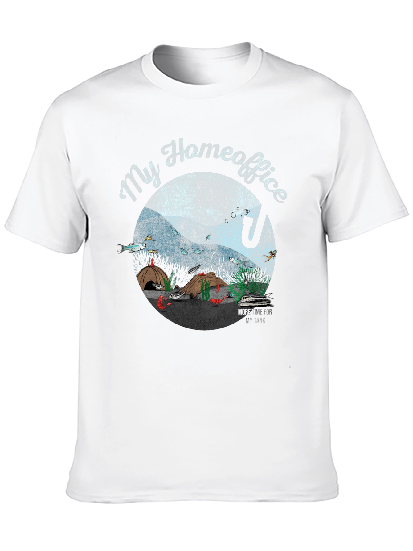 Black My Homeoffice Aquarium Graphic Tee view 10
