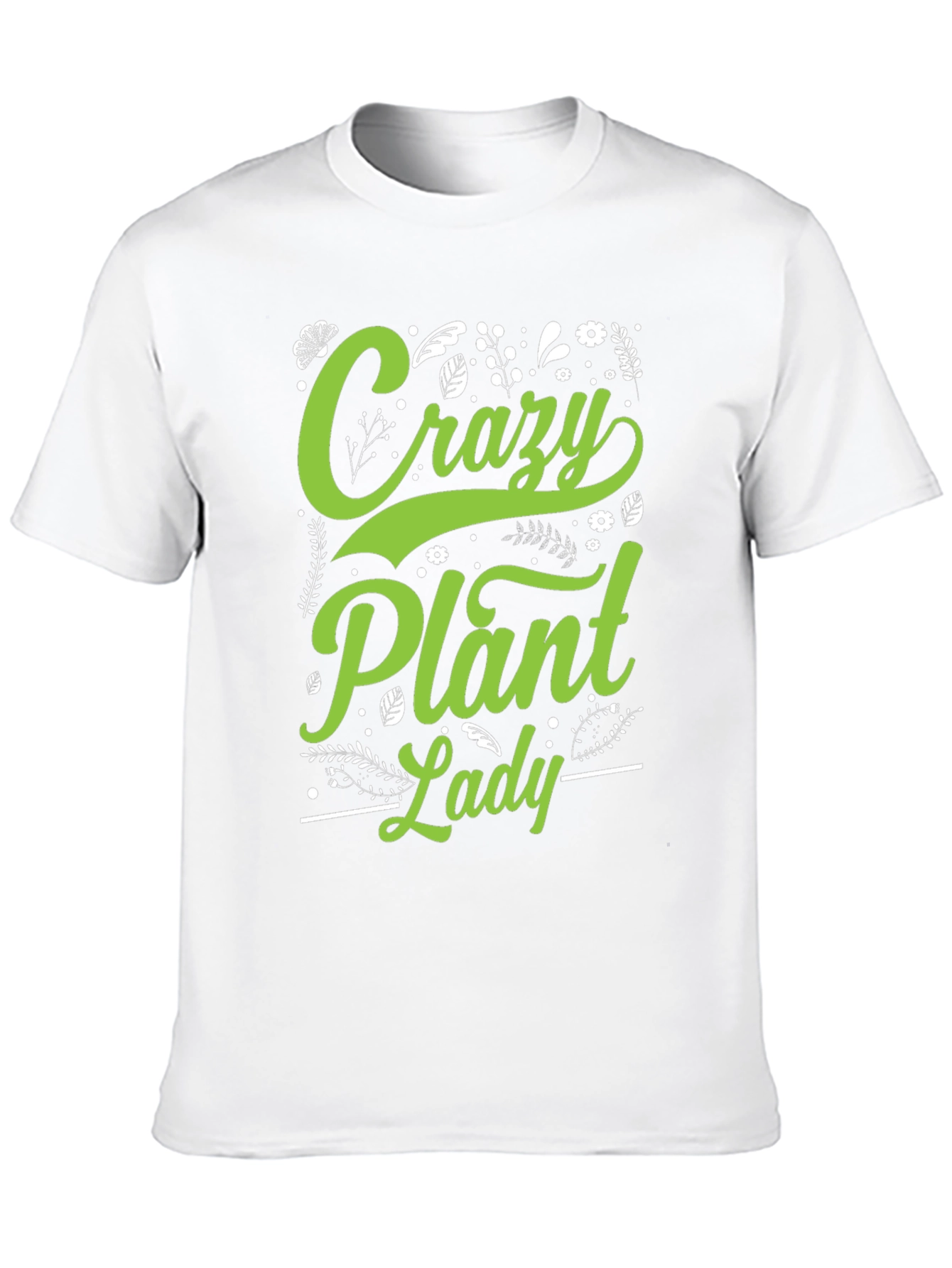 Black Crazy Plant Lady Graphic T-Shirt view 10