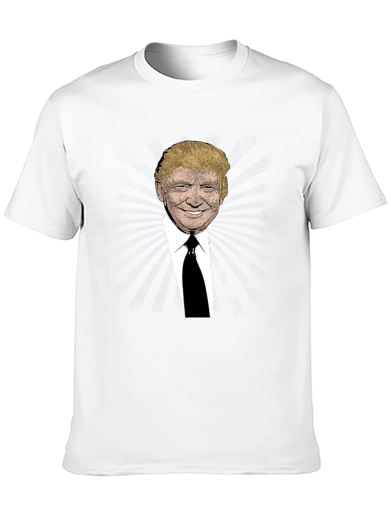 Black Trump Graphic Print Black T-Shirt view 10