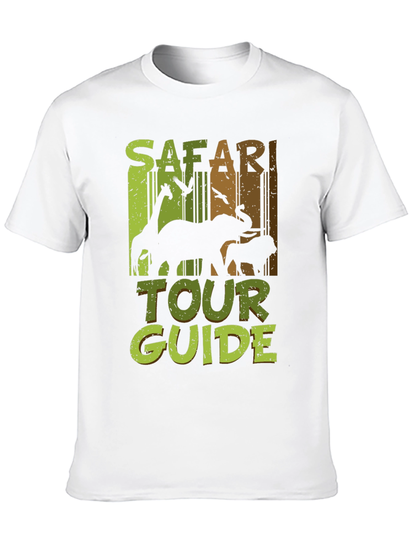 Black Safari Tour Guide Graphic T-Shirt view 10