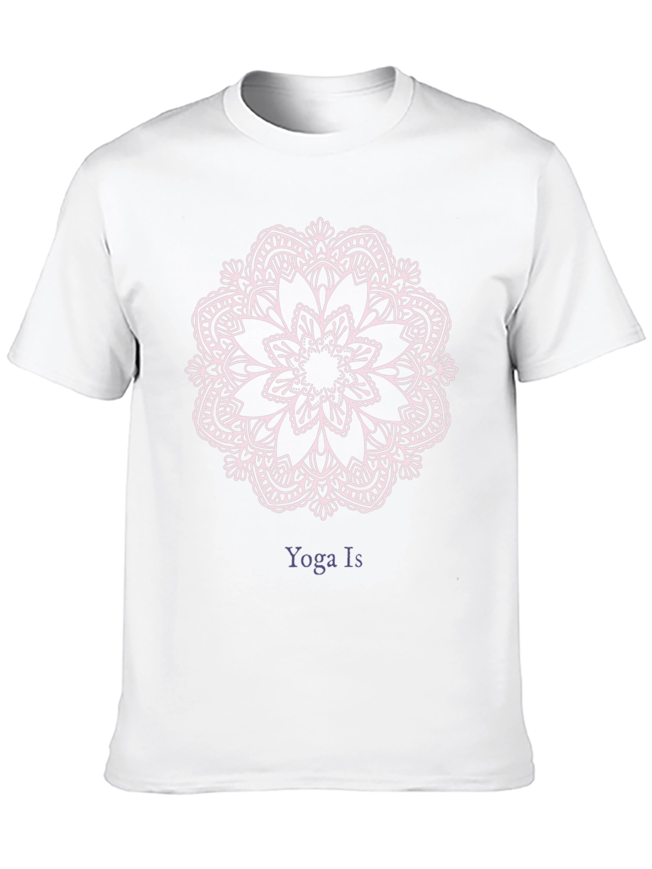 Black Yoga Is Mandala Graphic Tee - Comfort & Style view 10