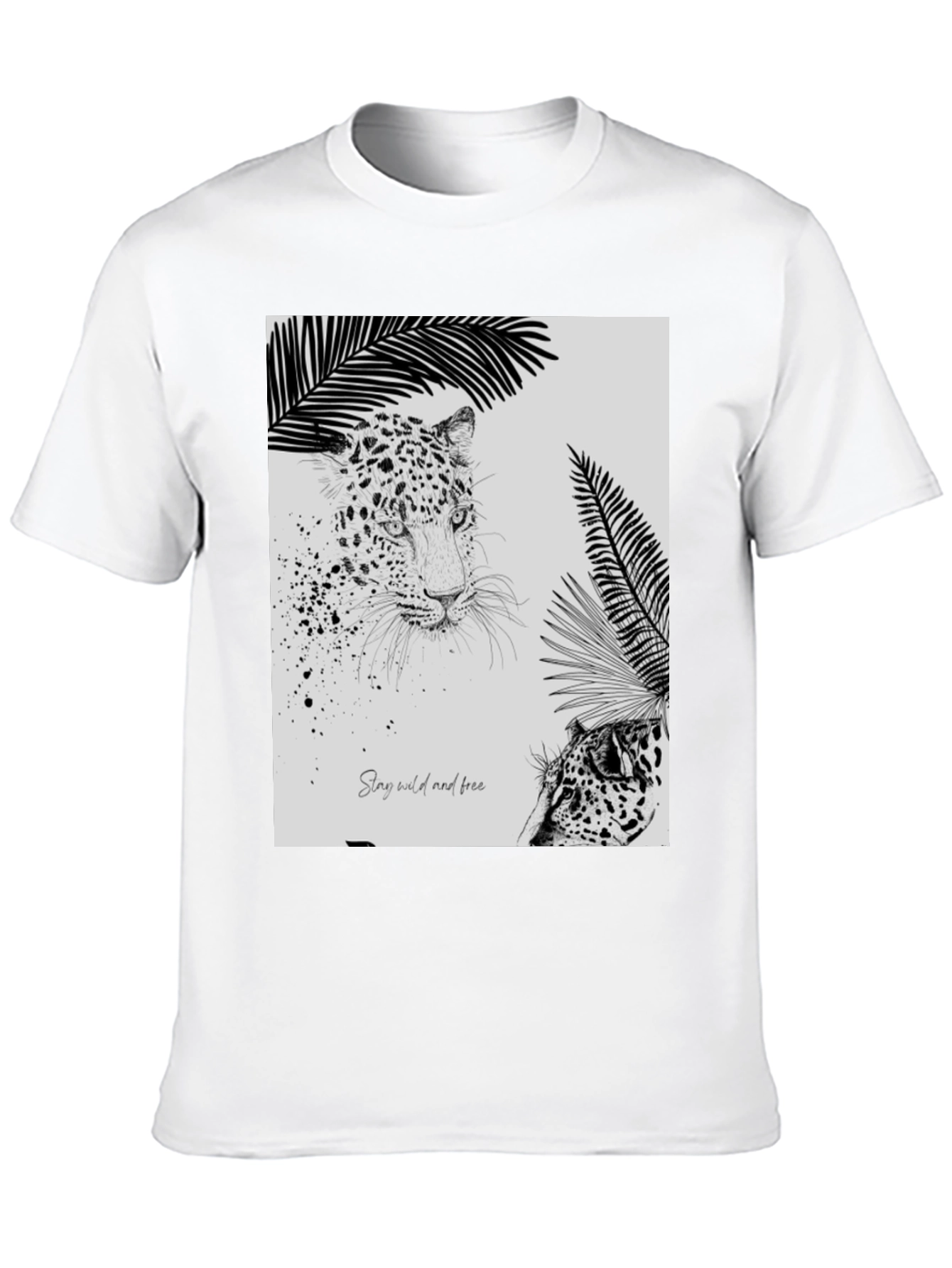 Stay Wild Leopard Graphic Tee - 10