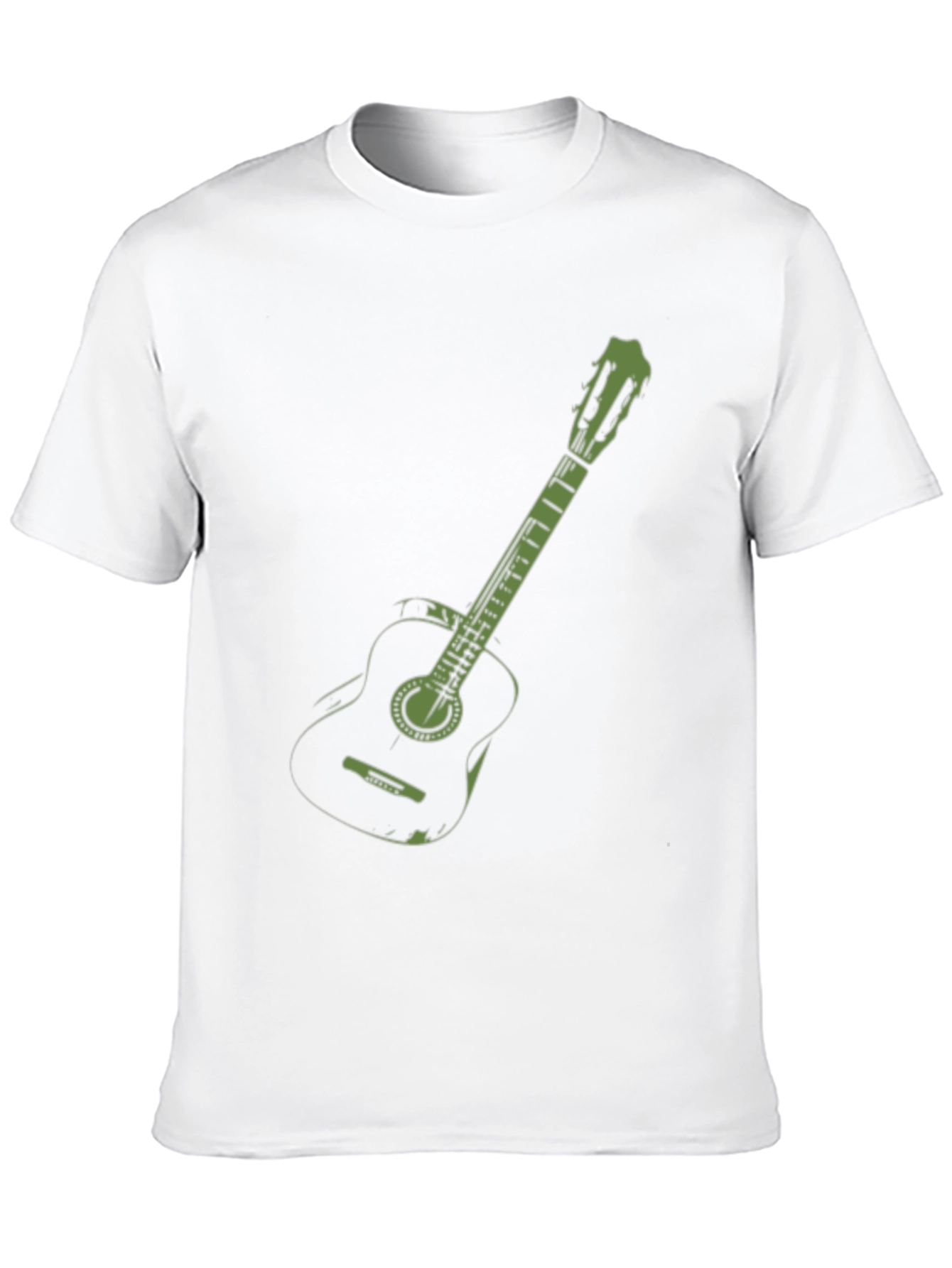 Black Guitar Graphic T-Shirt - Black view 10