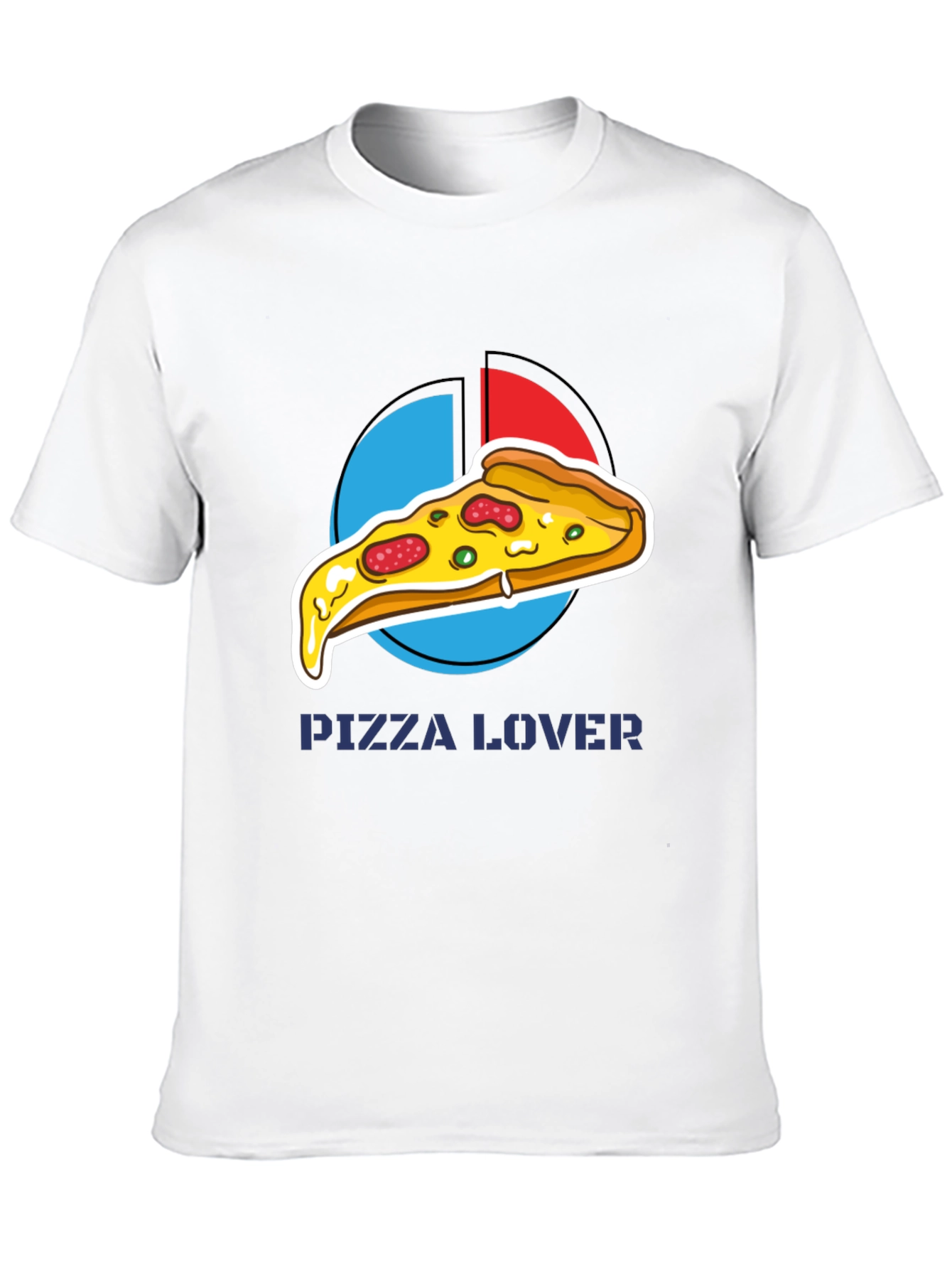 Black Pizza Lover Graphic Tee - Casual Comfort view 10