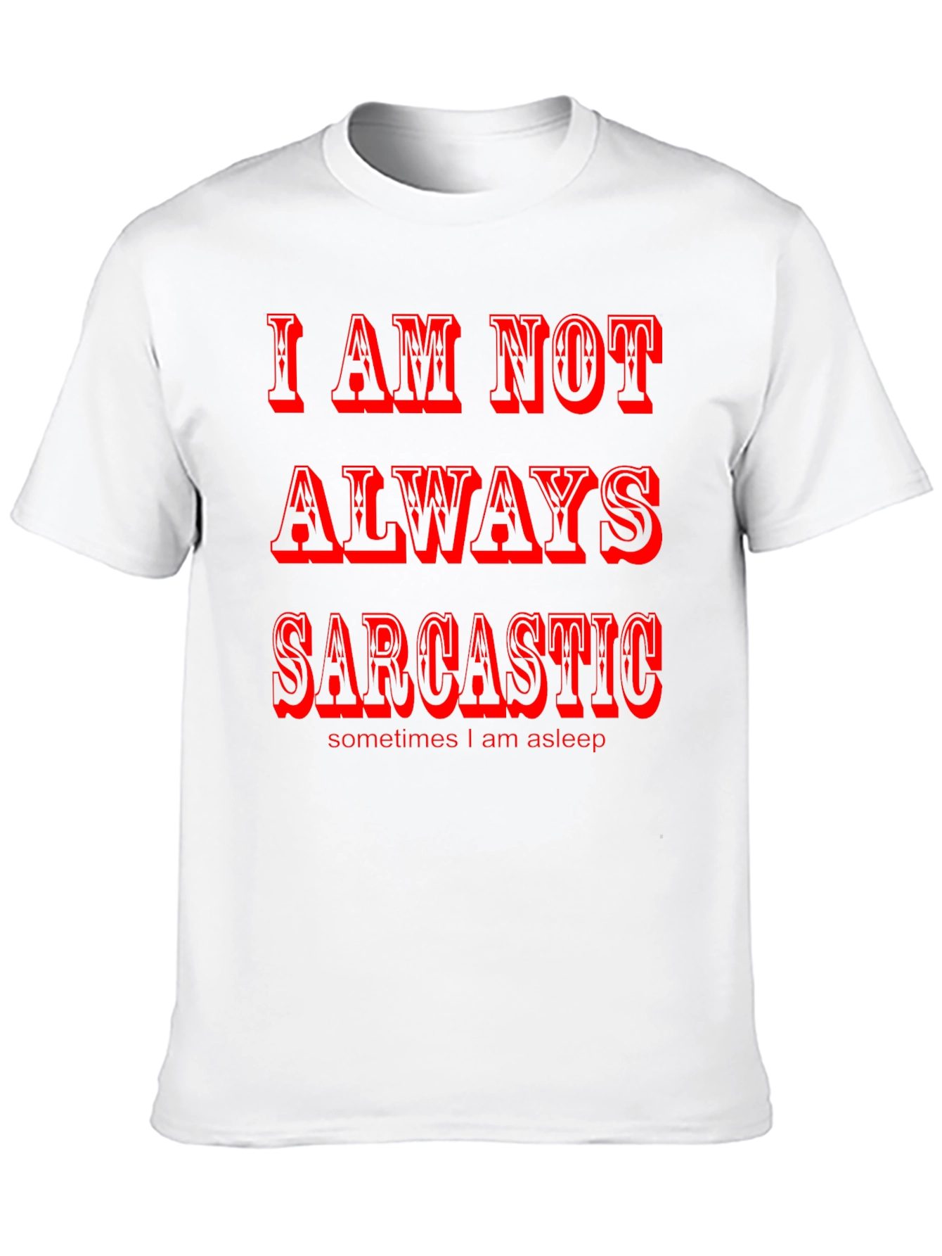 Black Sarcastic Humor Graphic Tee - Black view 10
