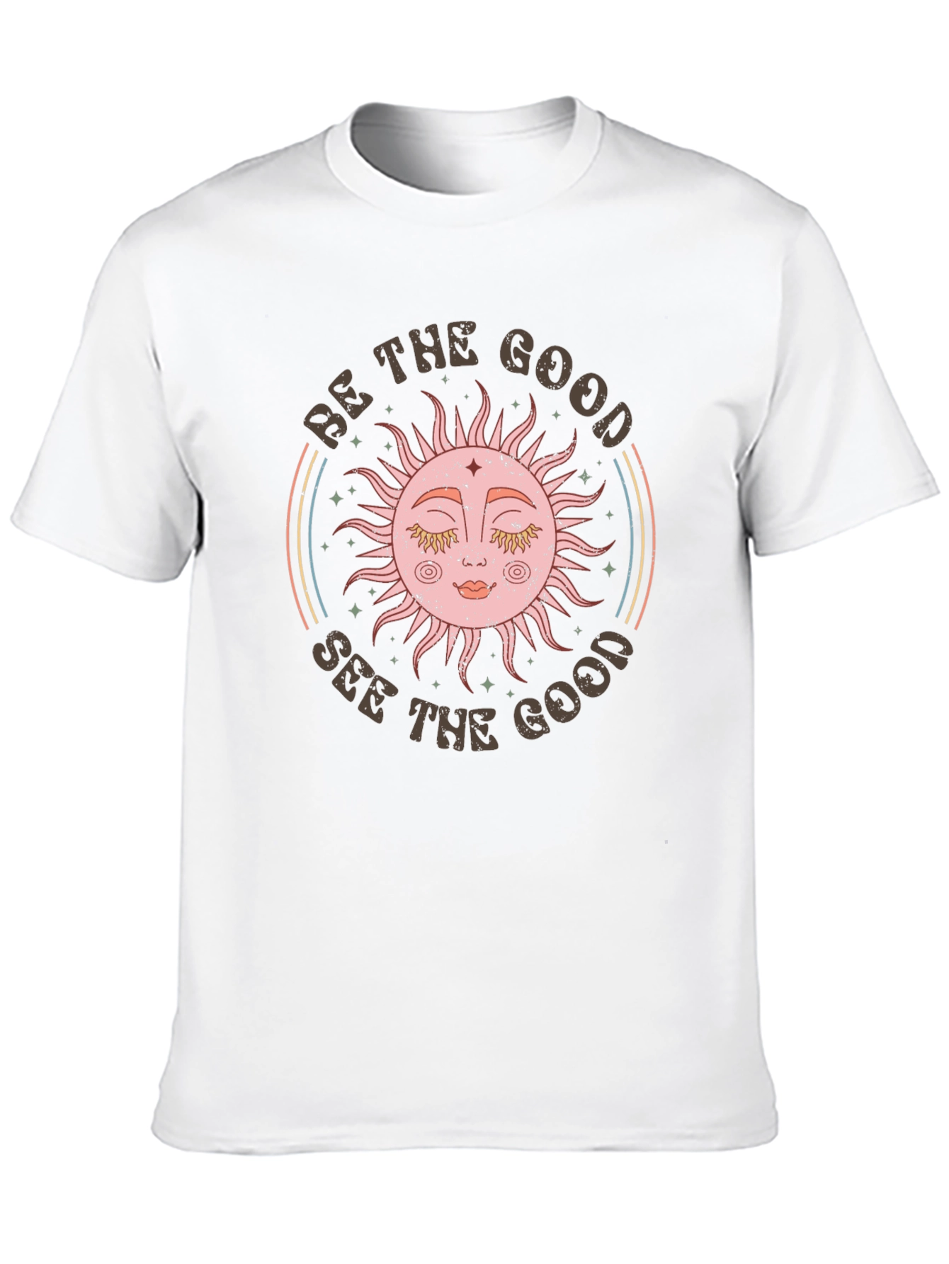 Black Be The Good Sun Graphic Tee - Black Cotton Shirt view 10