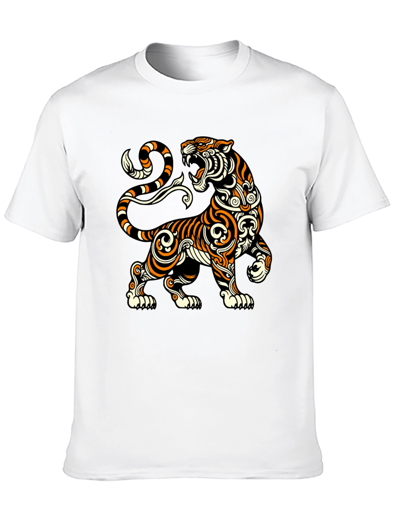 Black Tiger Graphic T-Shirt - Black view 10