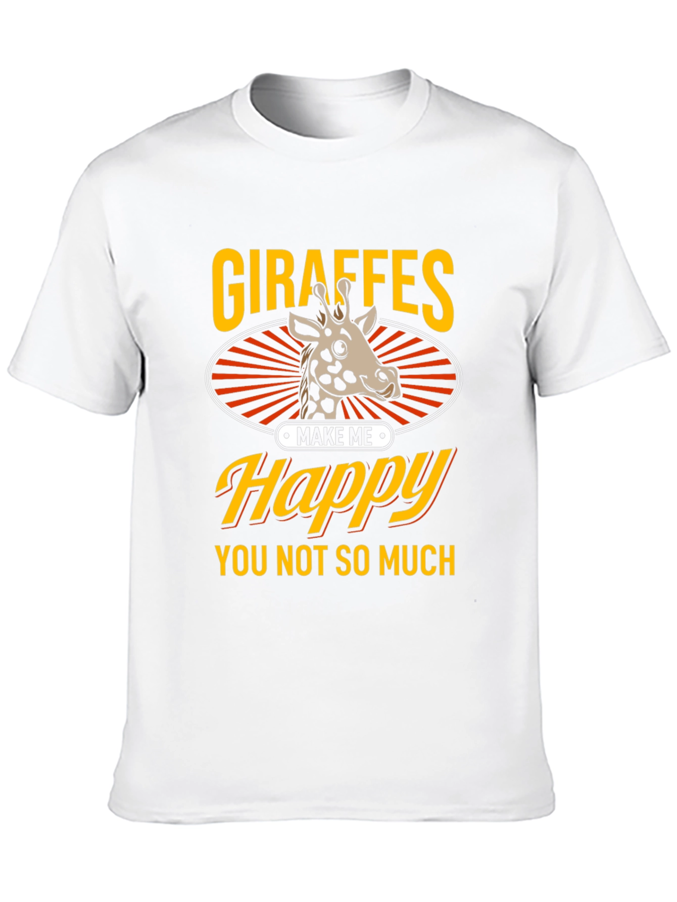 Black Giraffe Lover Graphic Tee - Funny Animal Shirt view 10