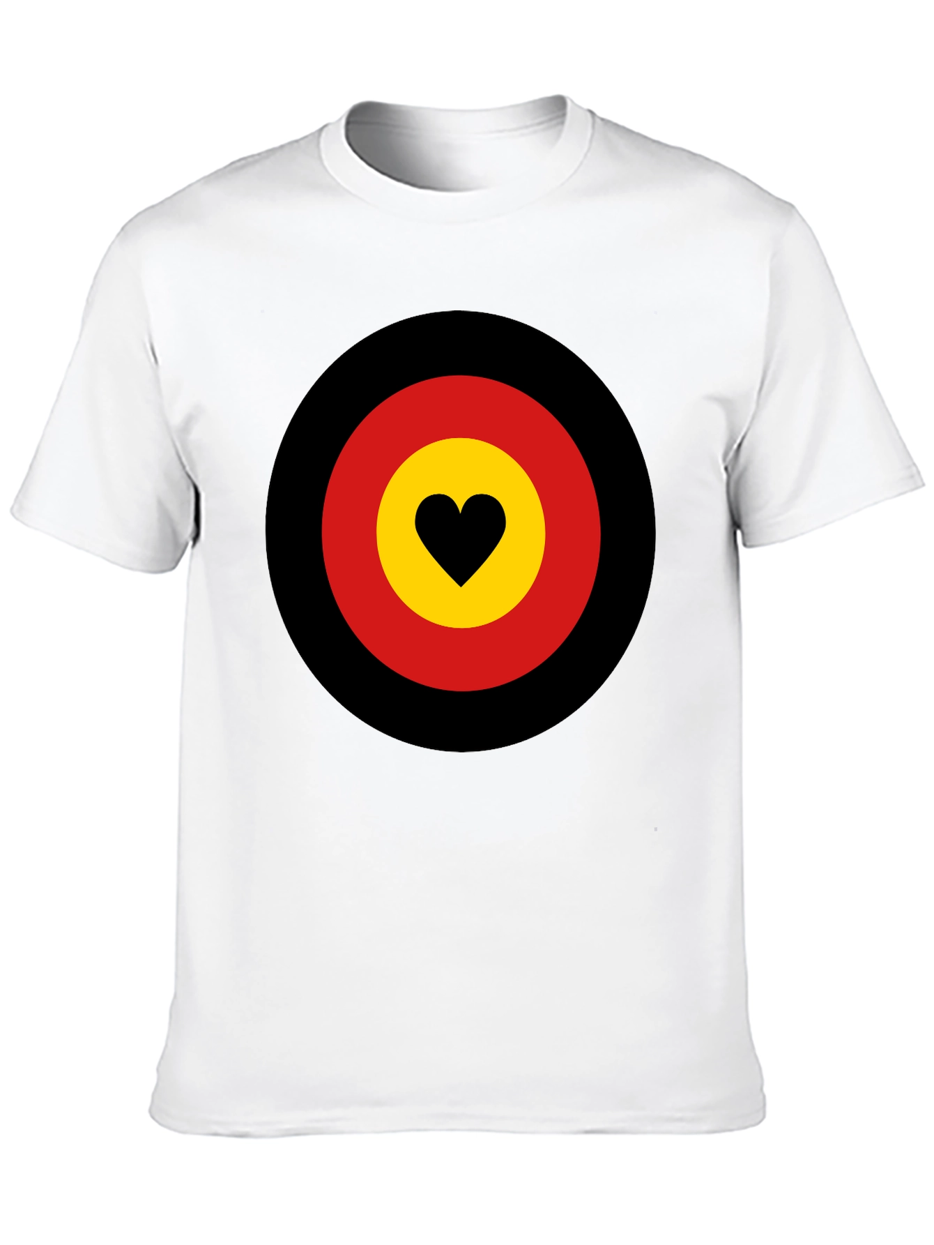 Black Heart Target Graphic Tee - Black view 10