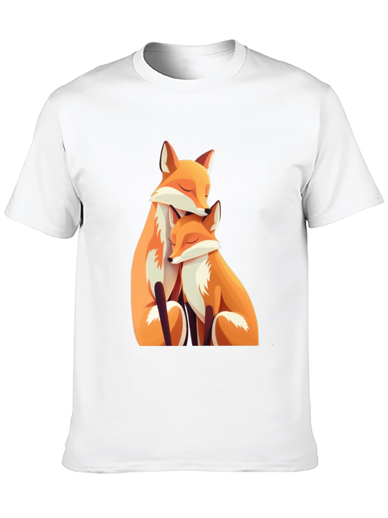 Black Fox Family Graphic Tee - Soft Cotton Blend view 10