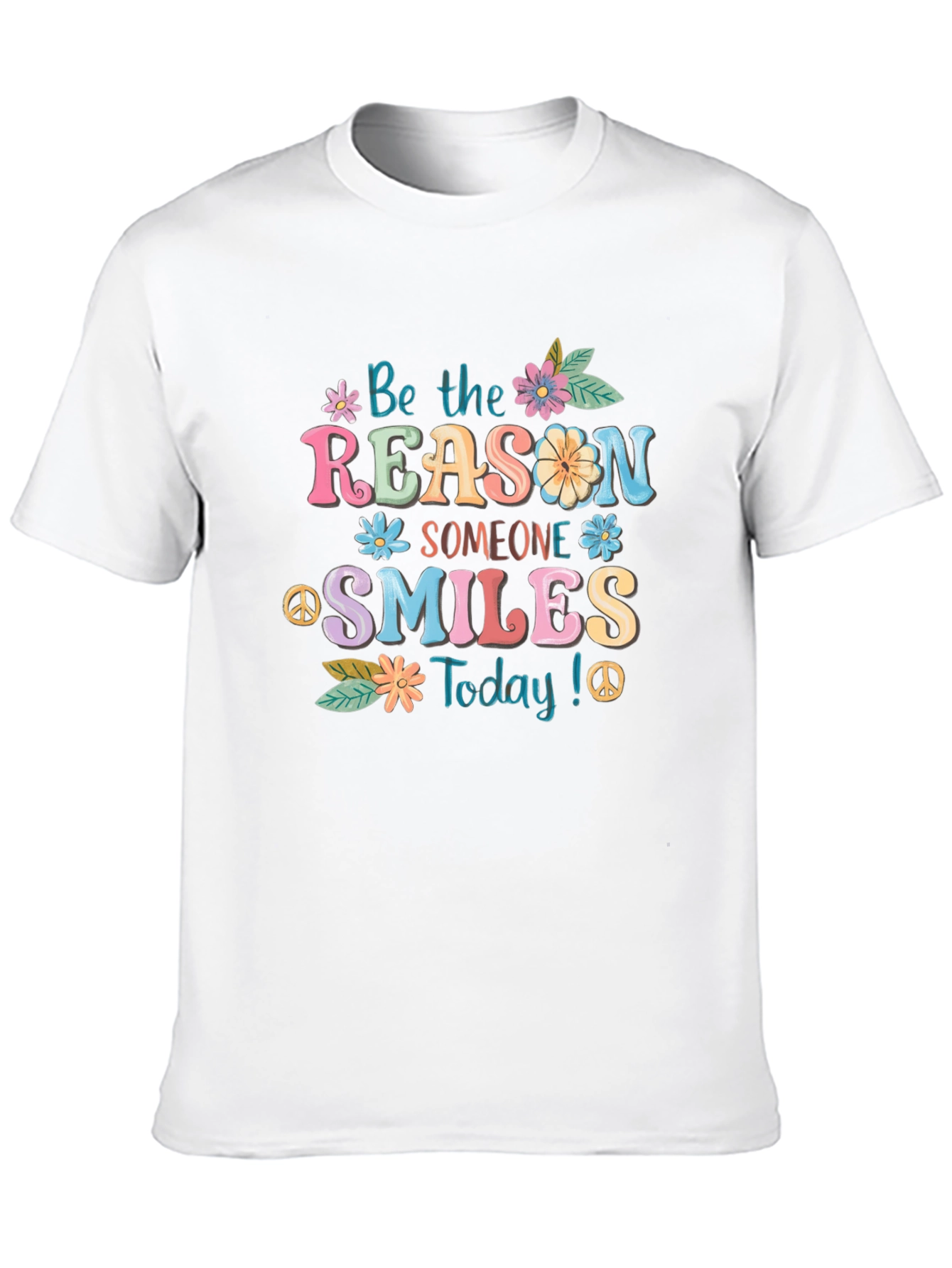 Black Be The Reason Someone Smiles T-Shirt view 10