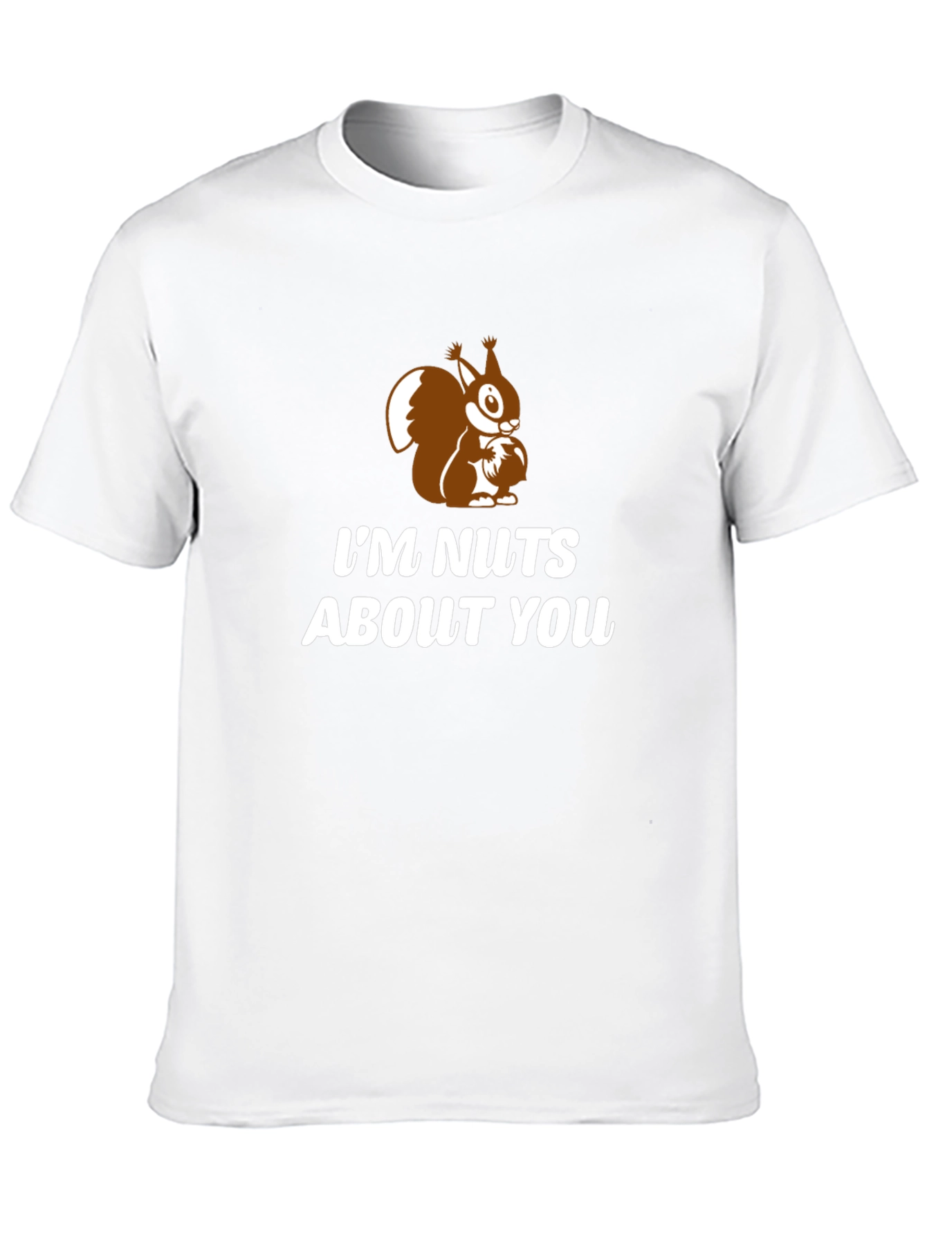 Black I'm Nuts About You Squirrel Graphic Tee view 10