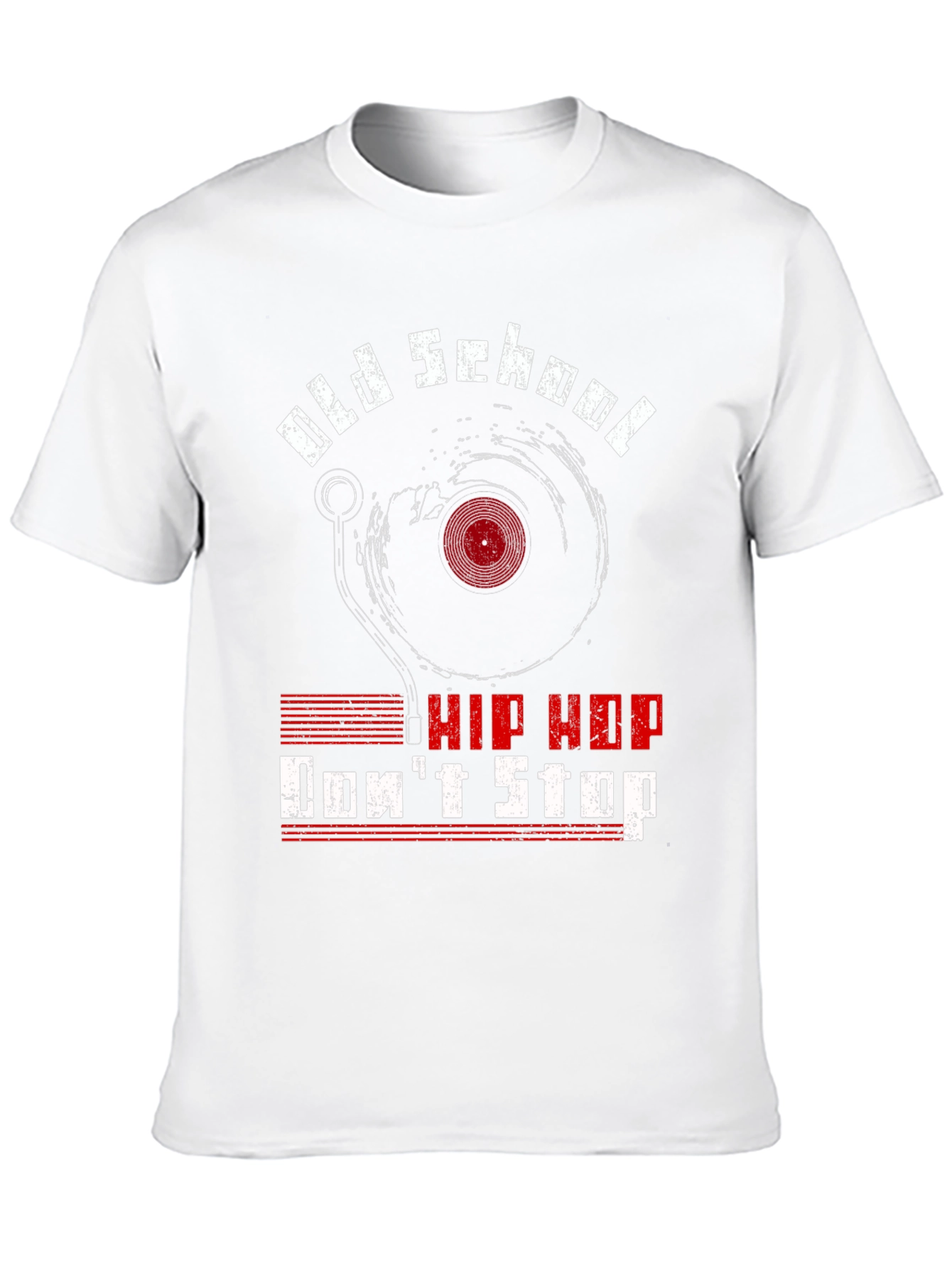Black Old School Hip Hop T-Shirt - Don't Stop! view 10