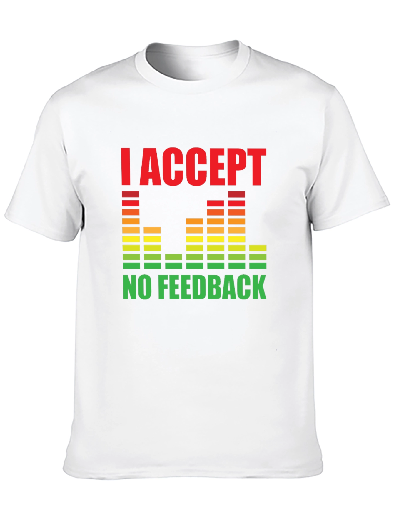 Black I Accept No Feedback Graphic Tee - Black view 10