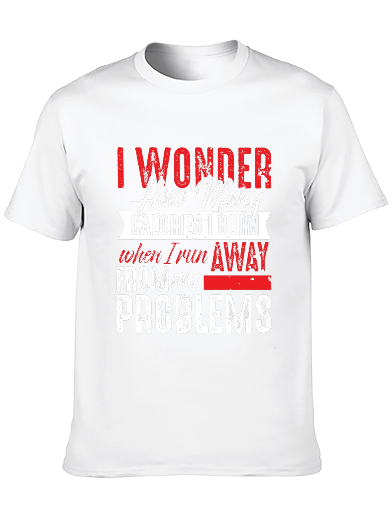 Black Funny Calorie Burn T-Shirt view 10