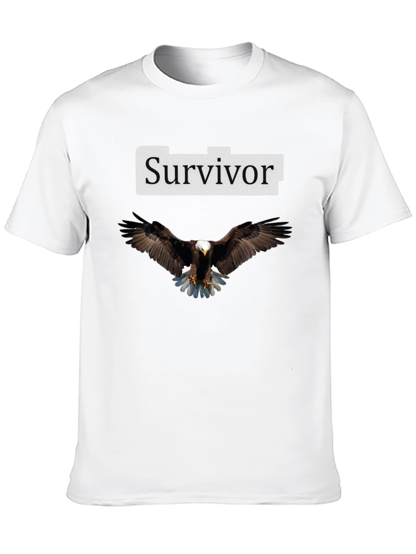 Black Survivor Eagle Graphic T-Shirt view 10