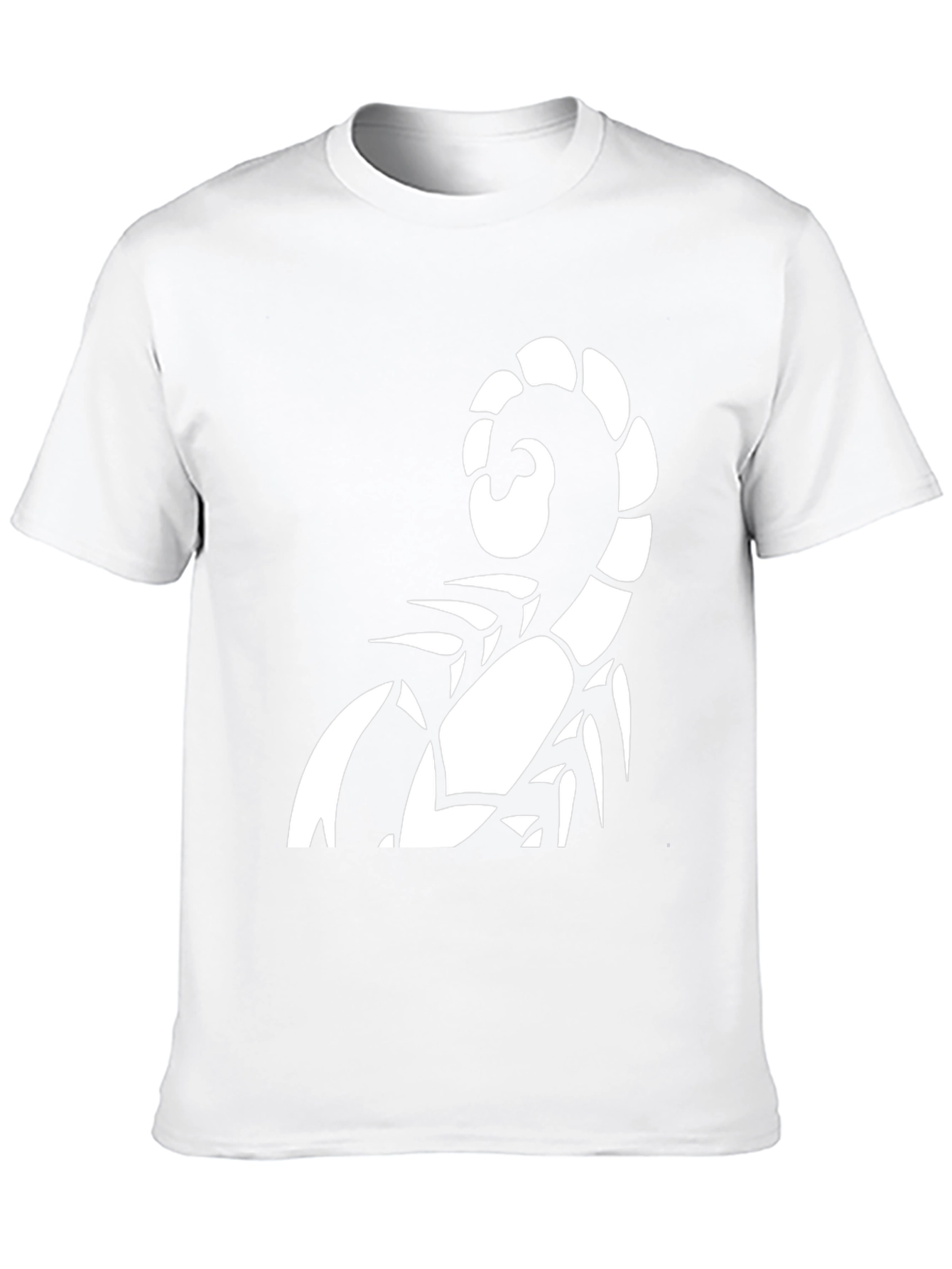 Scorpion Graphic Tee - Black Cotton Casual Wear - 10