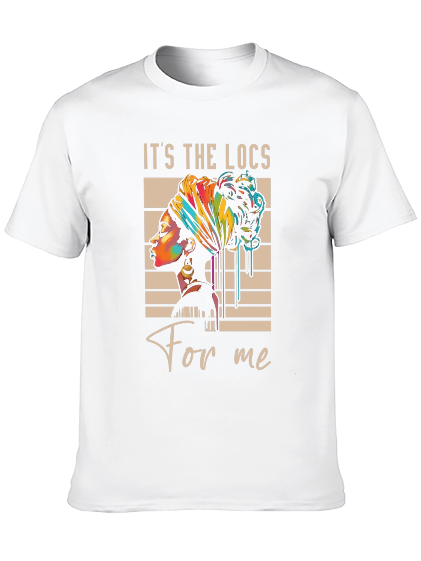 Black It's The Locs For Me Graphic Tee view 10