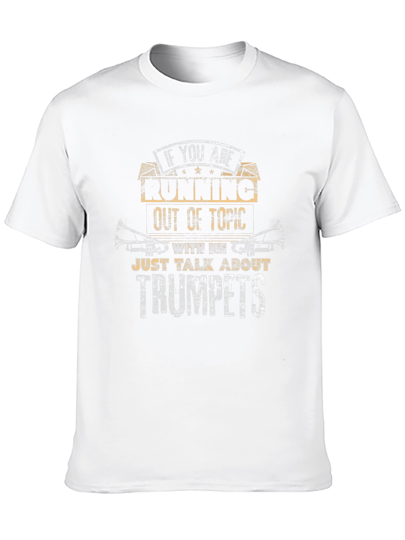 Black Talk About Trumpets T-Shirt view 10