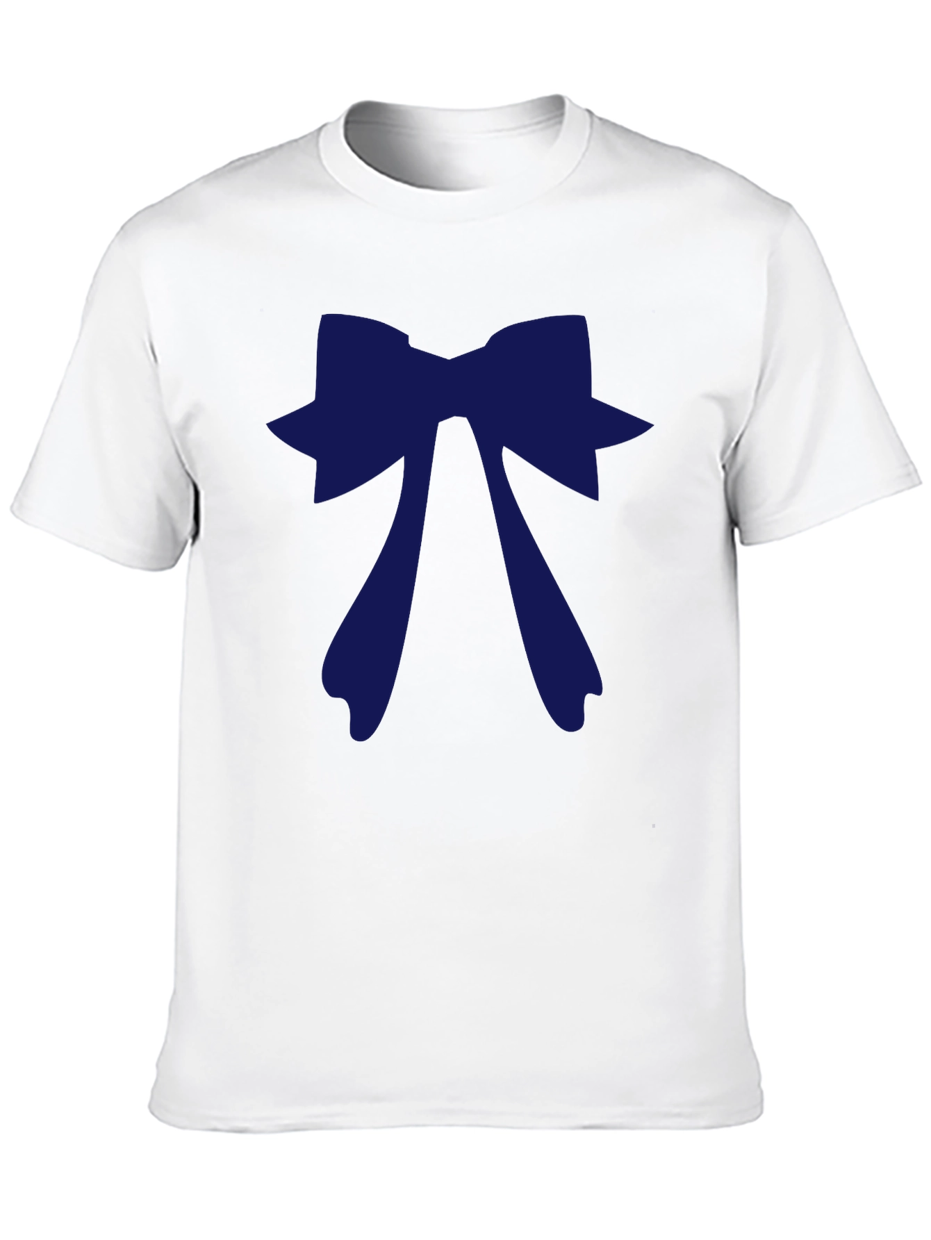 Black Bow Graphic Tee - Men's Casual Black T-Shirt view 10