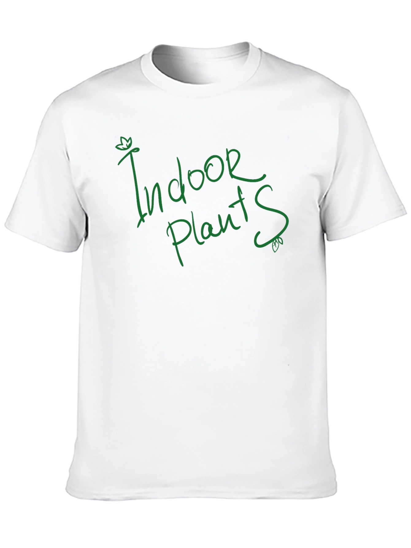 Black Indoor Plant Lover T-Shirt - Green Graphic view 10