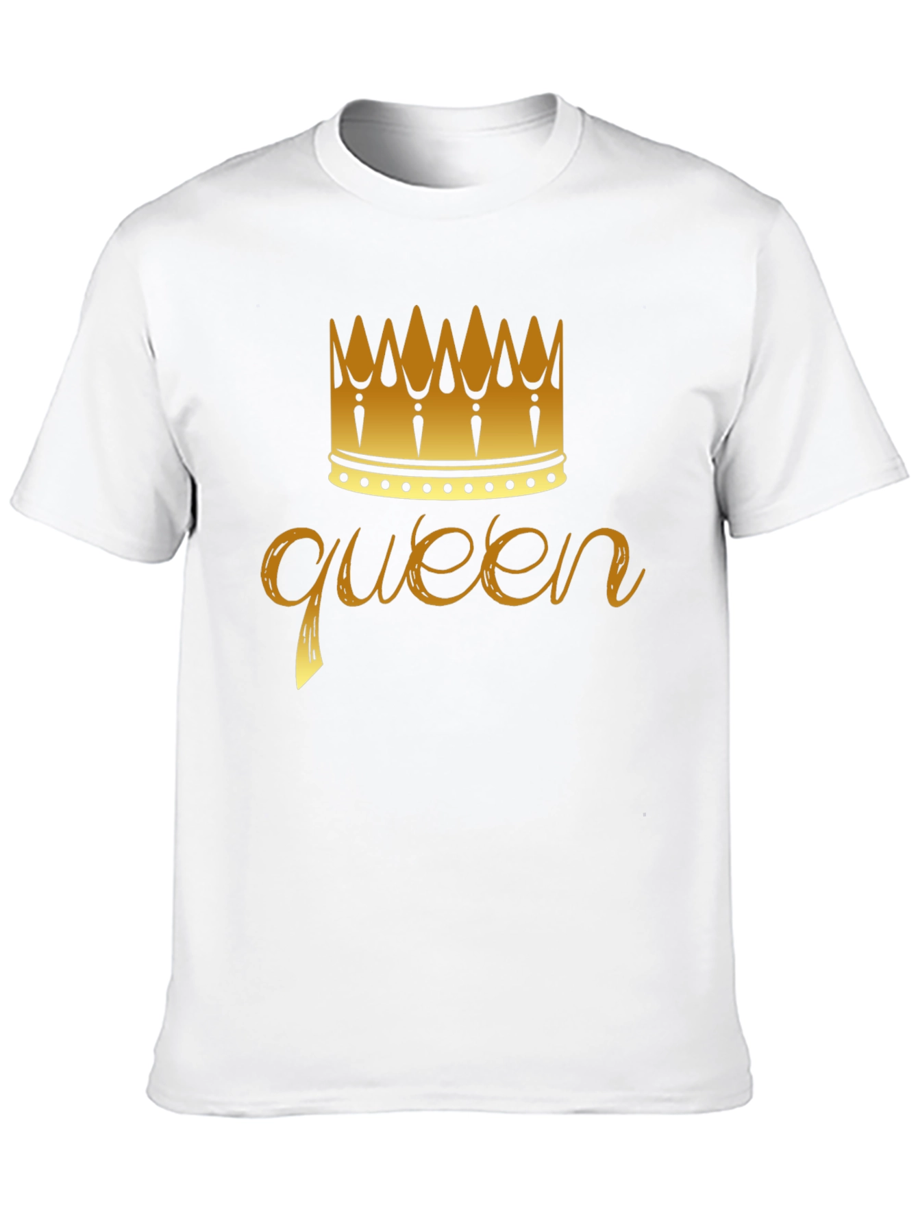Queen Crown Graphic T-Shirt - Black - 10