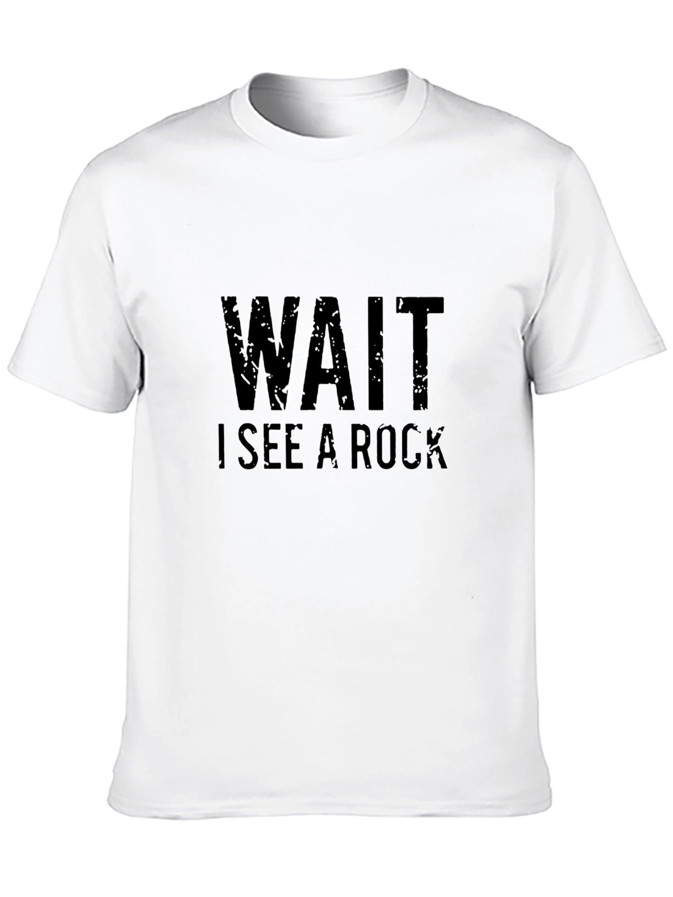 Black Wait I See A Rock T-Shirt - Funny Rockhound Geology Tee view 10