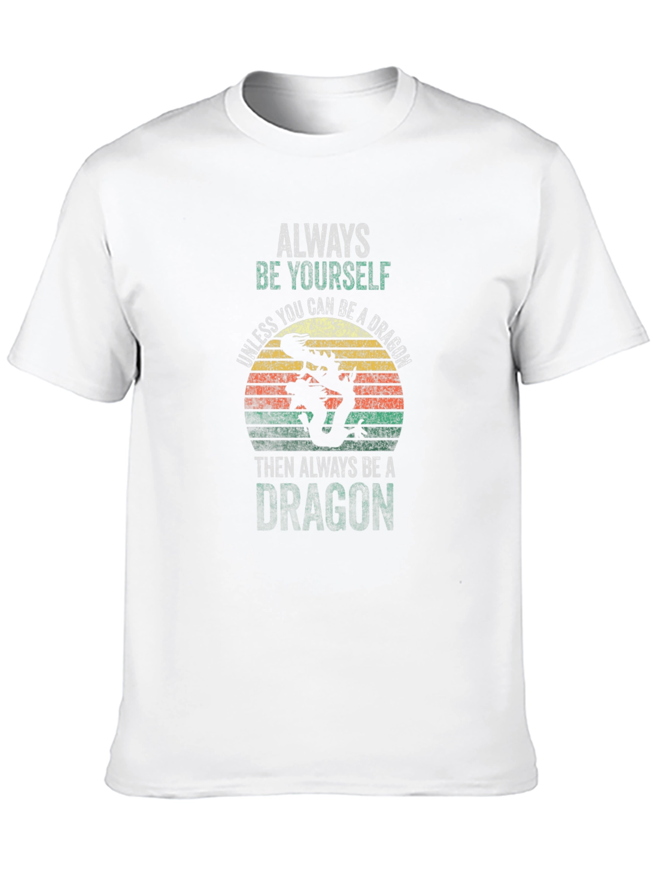 Black Always Be Yourself Unless Dragon T-Shirt view 10