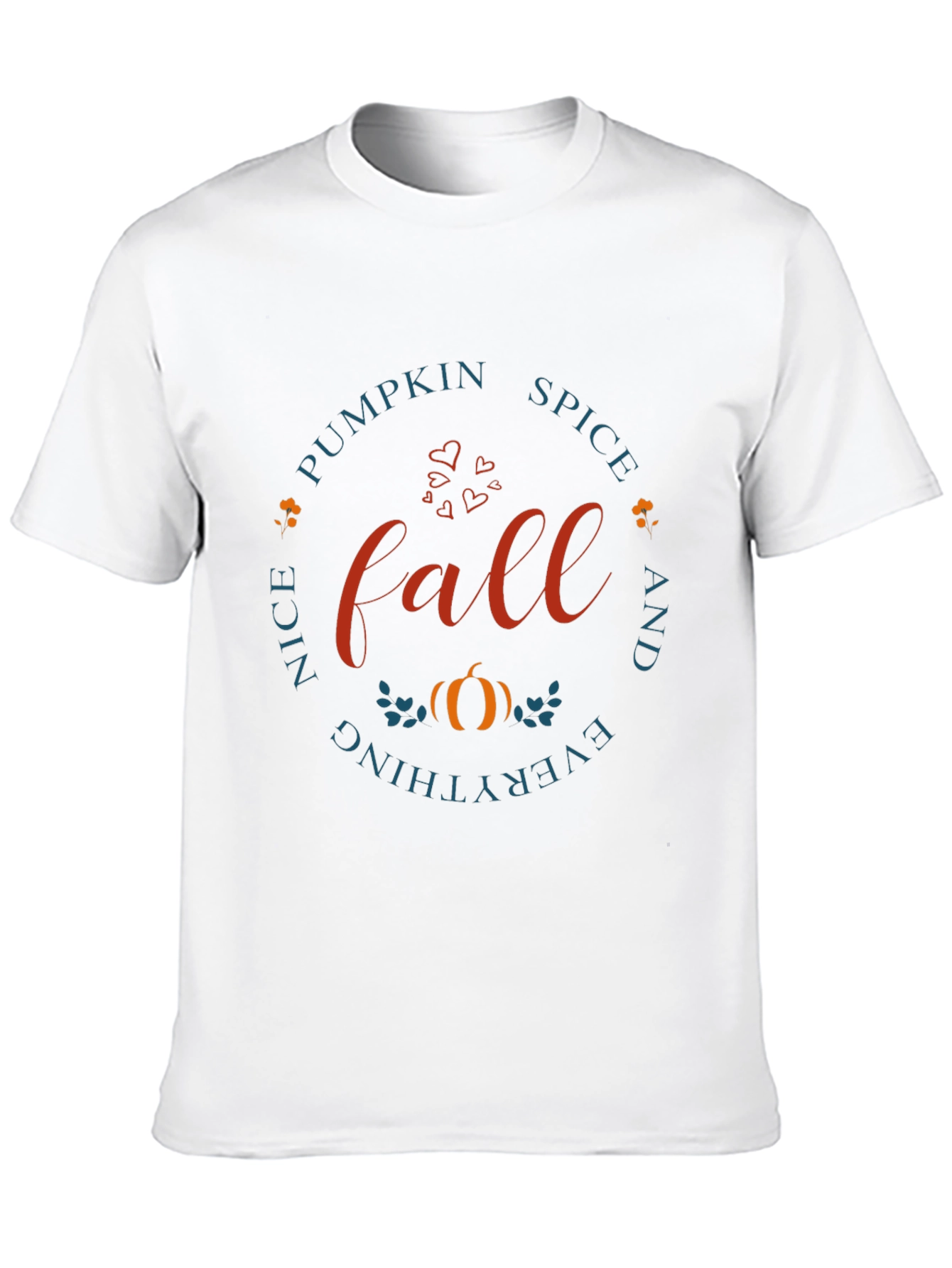 Black Fall Pumpkin Spice T-Shirt - Cozy Autumn Vibes view 10