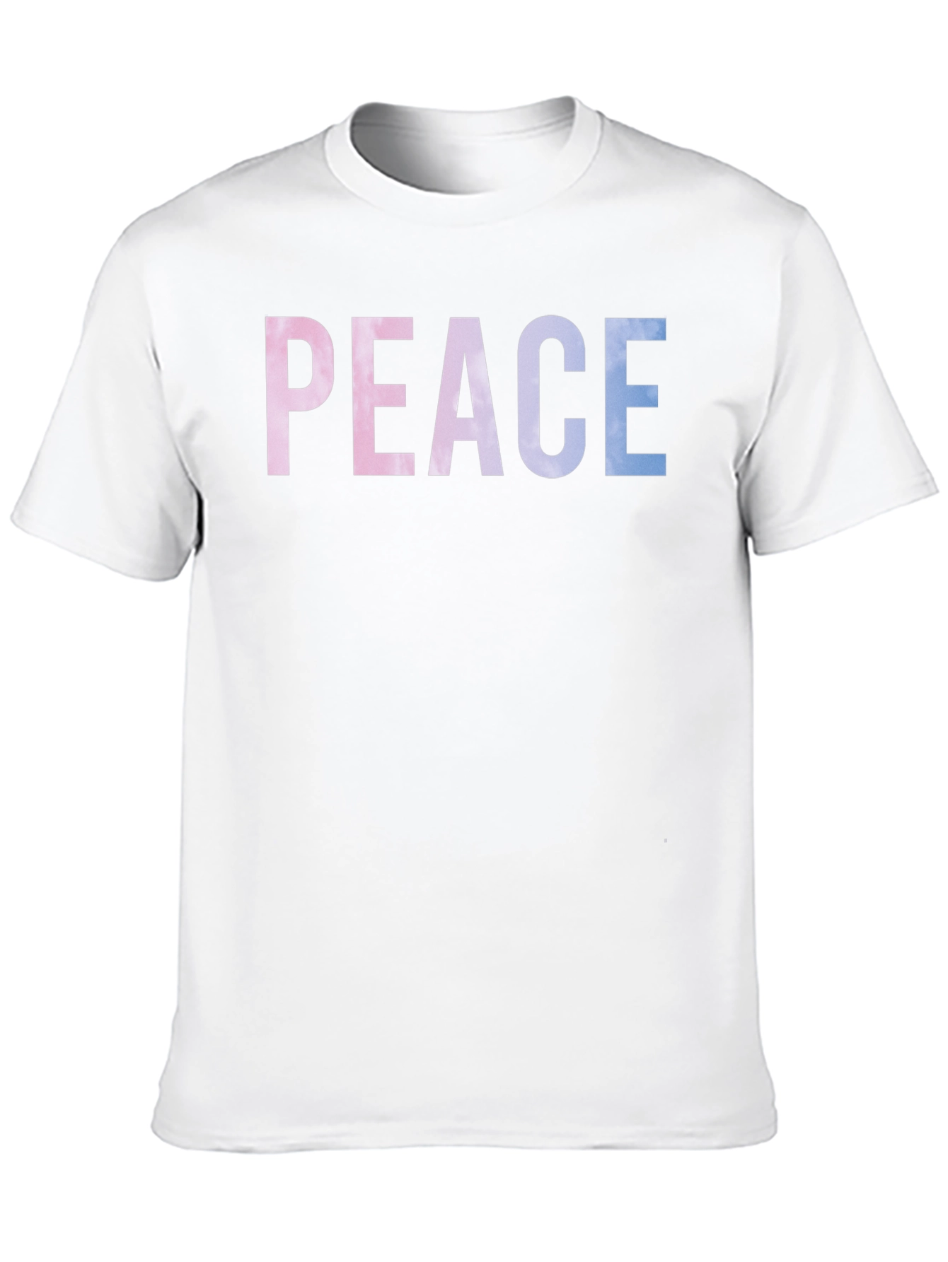 Black Peace Graphic Tee - Cotton Blend T-Shirt view 10