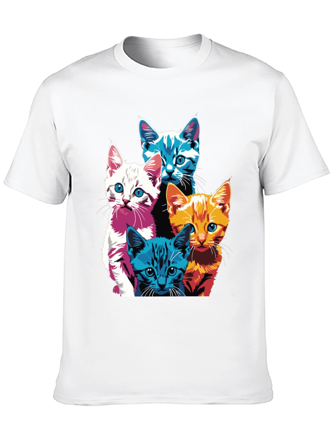 Black Cool Cats Graphic Tee - Black view 10