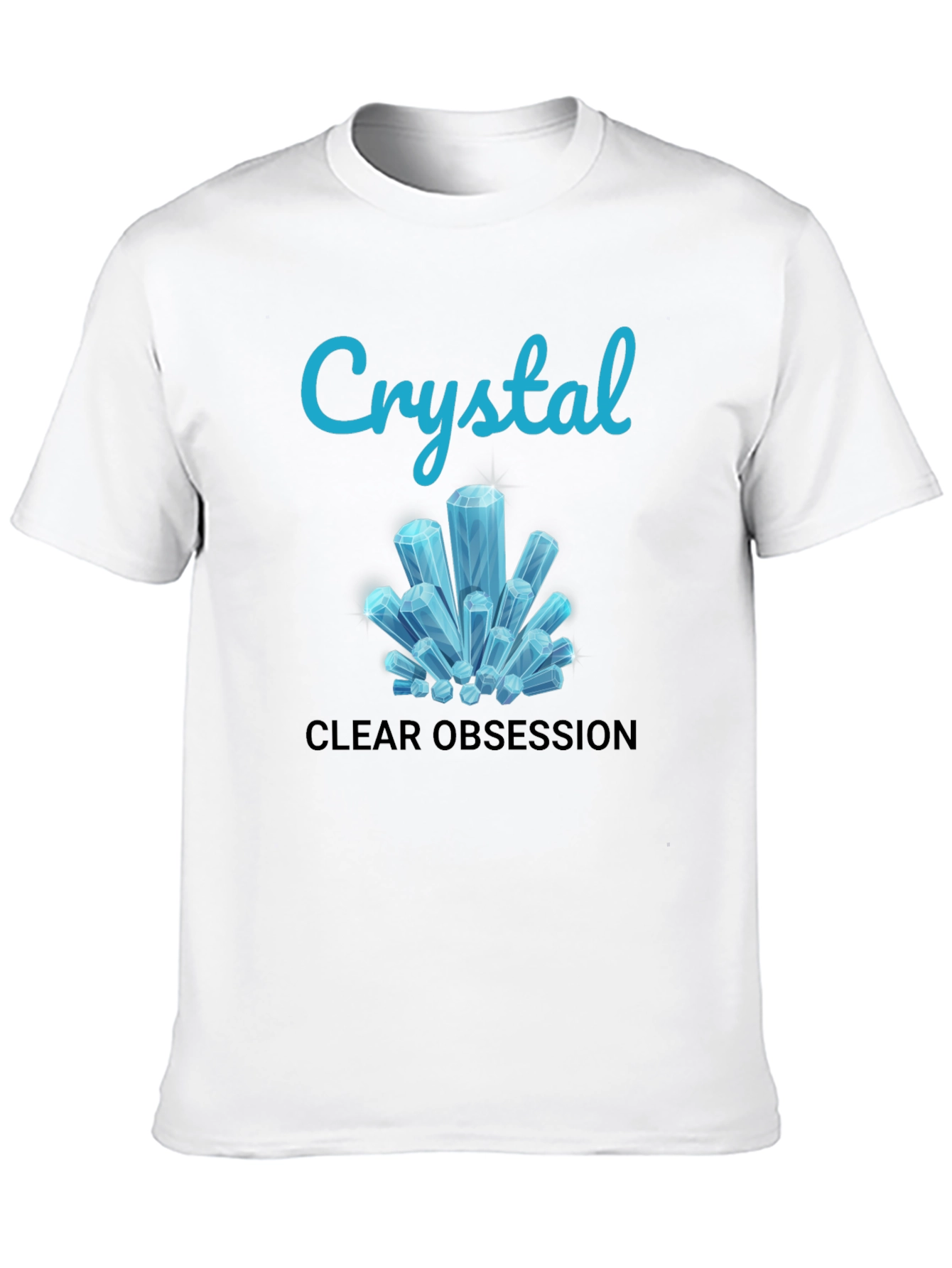 Black Crystal Clear Obsession Tee - Trendy Graphic Design view 10