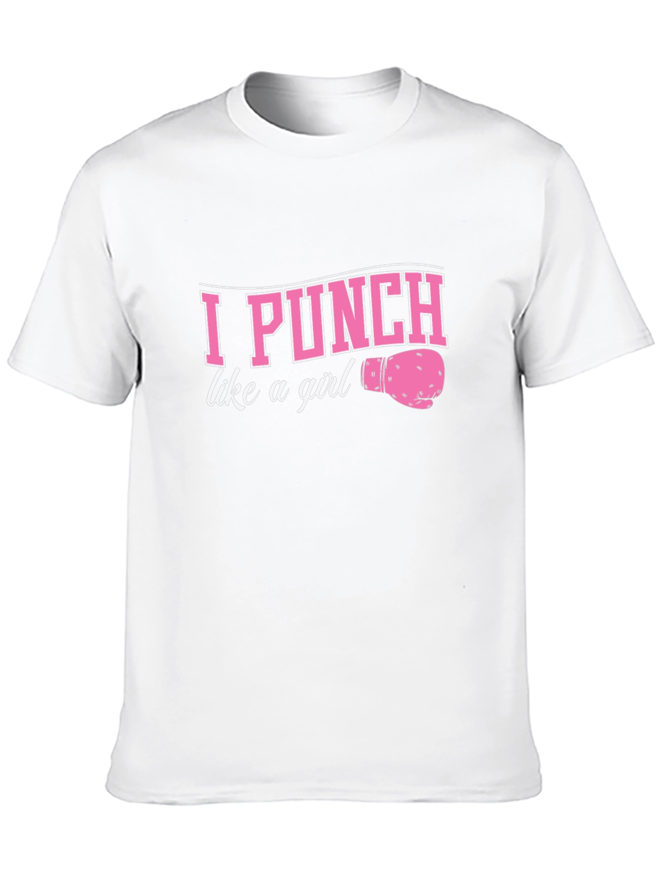 Black I Punch Like a Girl Boxing Tee view 10
