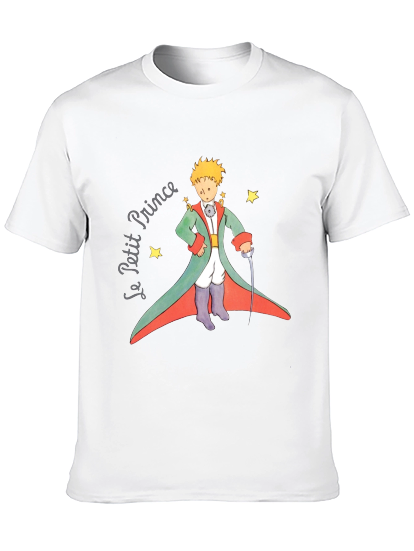 Le Petit Prince Graphic Tee - Black Cotton T-Shirt - 10