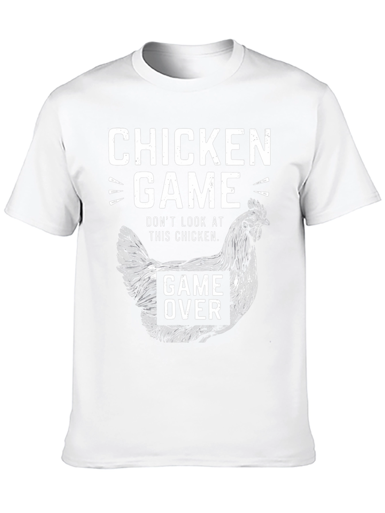 Black Chicken Game T-Shirt - Don't Look at This Chicken! view 10
