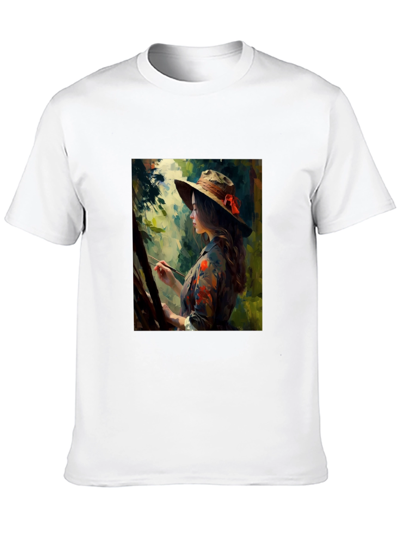 Black Artist Graphic Tee - Unisex Black T-Shirt view 10