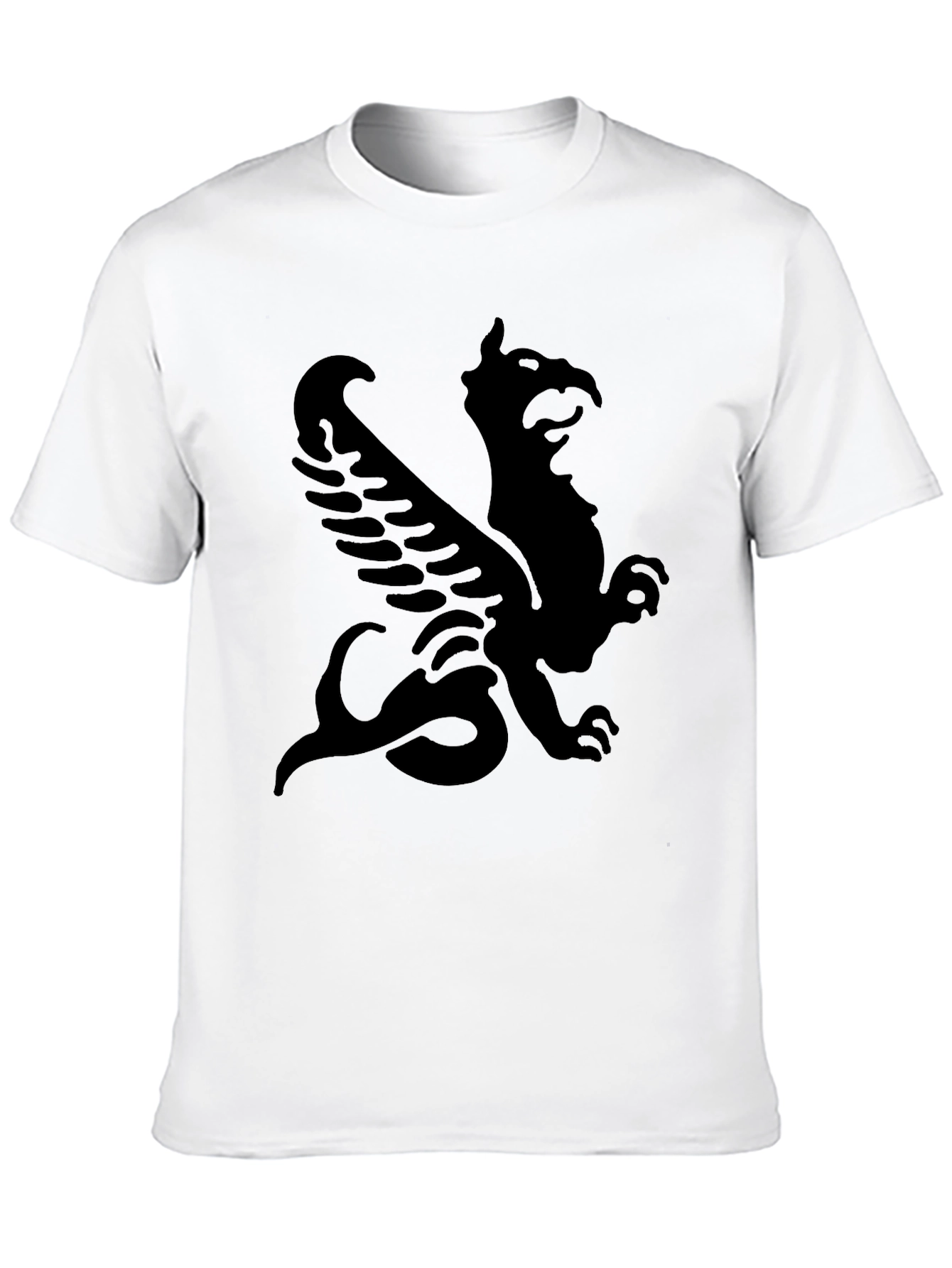 Black Mythical Griffin Black T-Shirt view 10