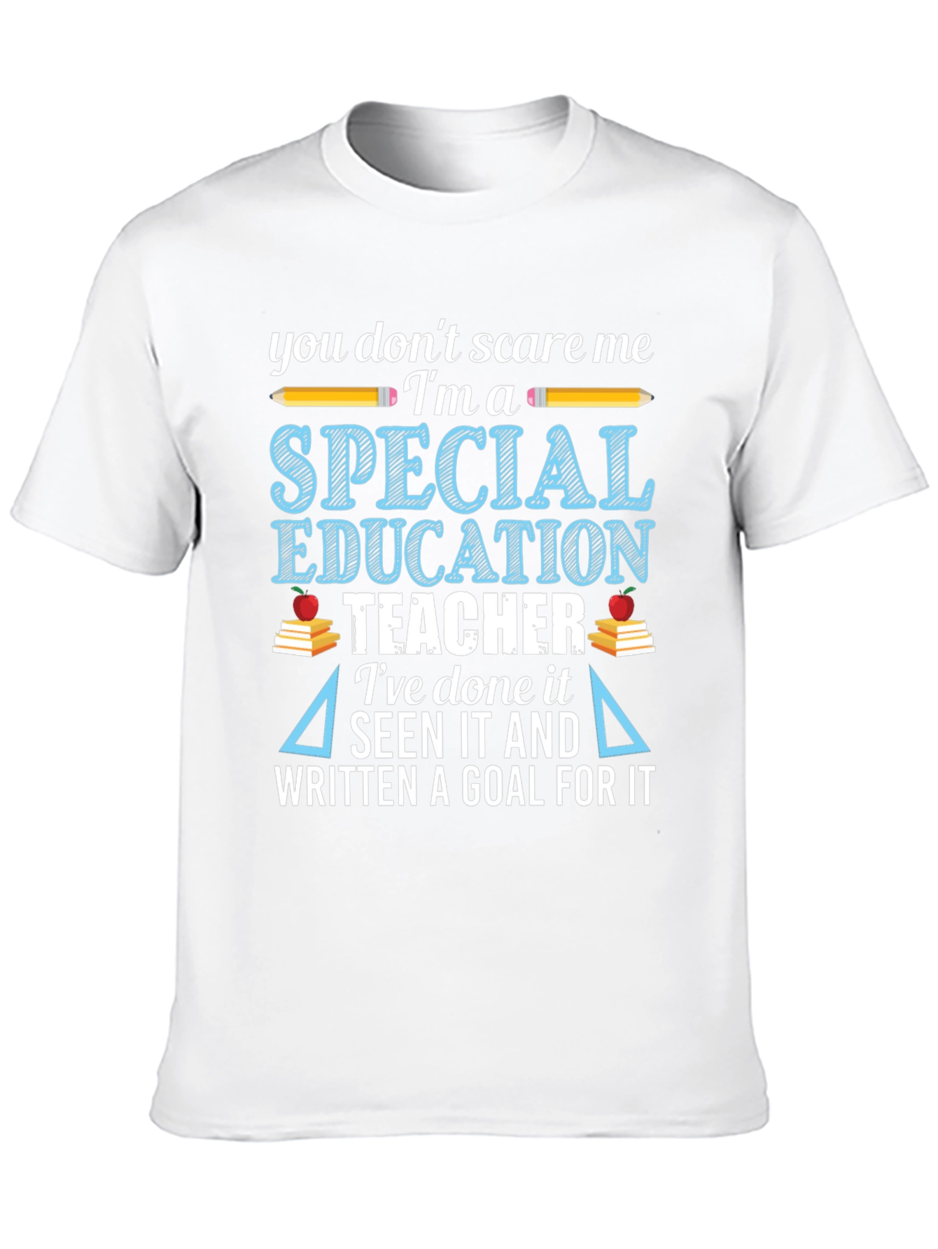 Black Special Education Teacher T-Shirt - Funny Teacher Gift view 10